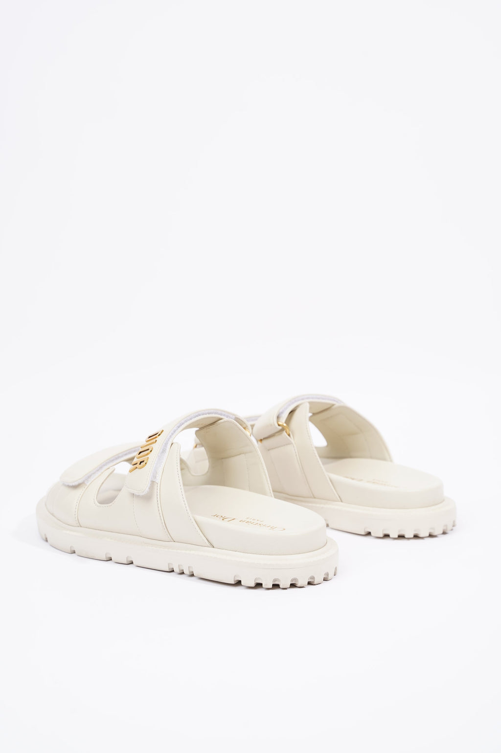 Christian Dior Womens Dioract Off White EU 37.5 / UK 4.5