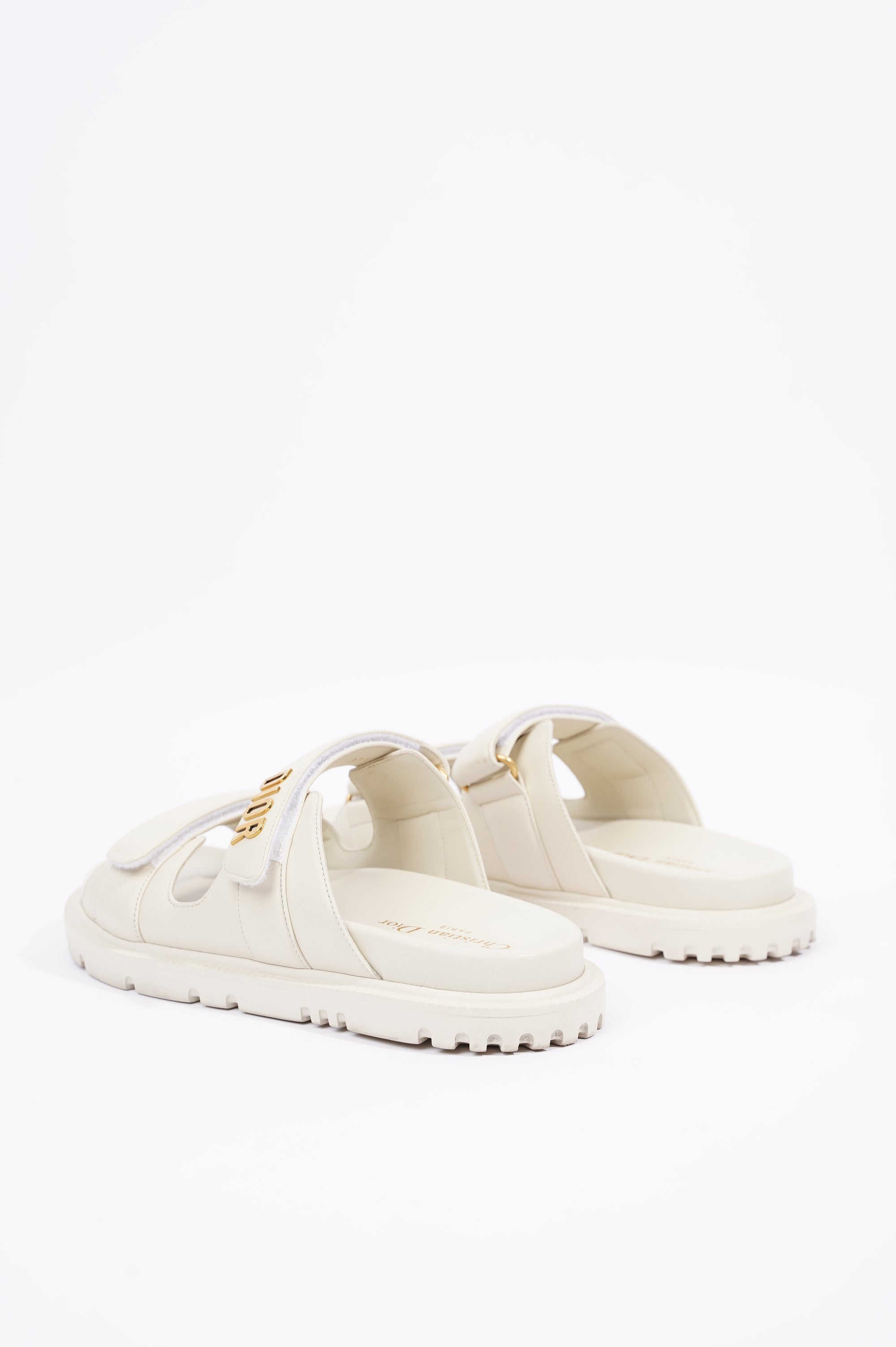 Christian Dior Womens Dioract Off White EU 37.5 / UK 4.5