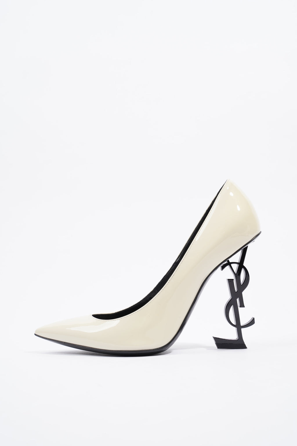 Saint Laurent Opyum Pump 110 Patent Beige EU 39.5 / UK 6.5
