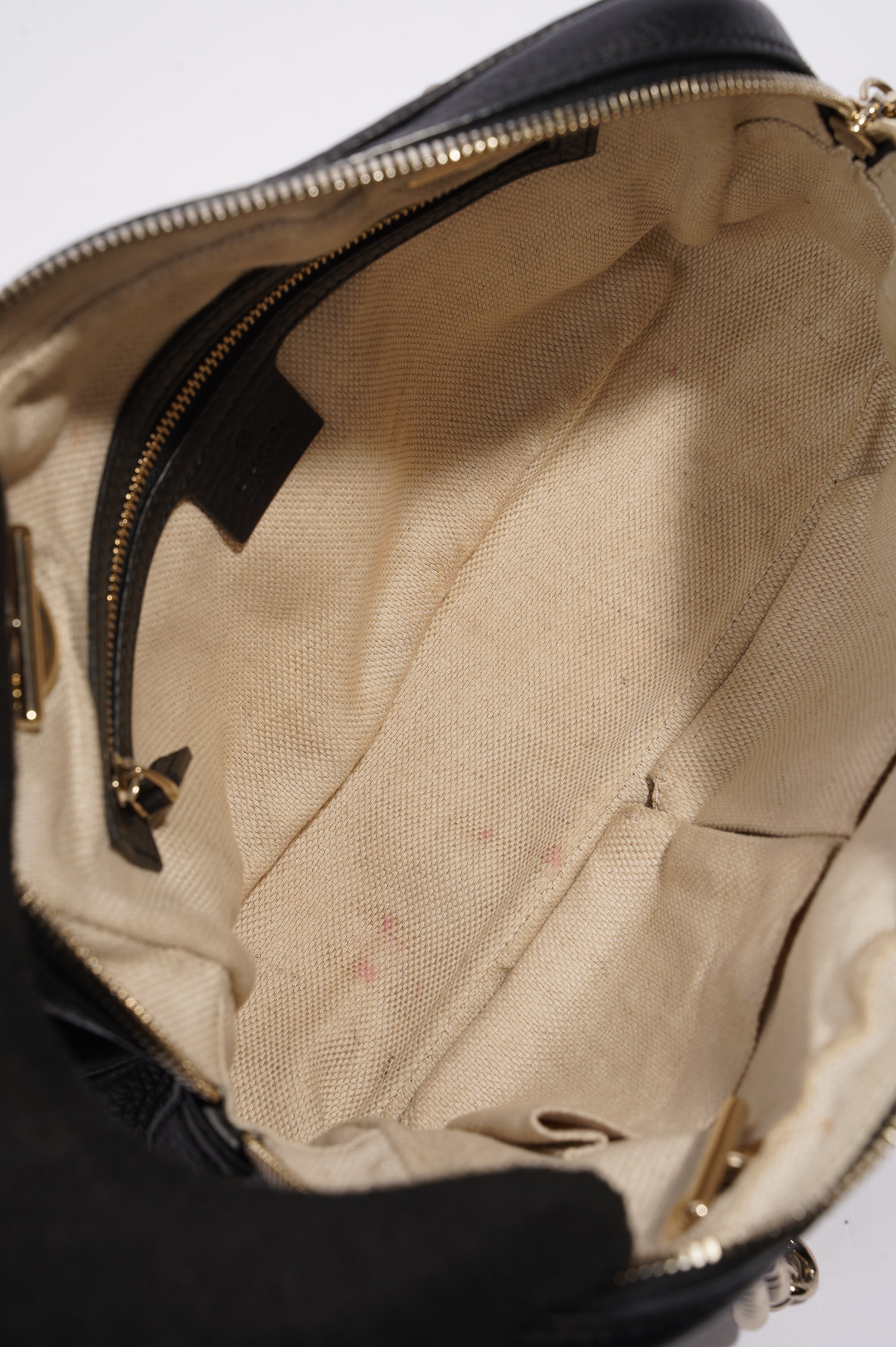 Gucci Soho Chain Bag Black Leather Medium