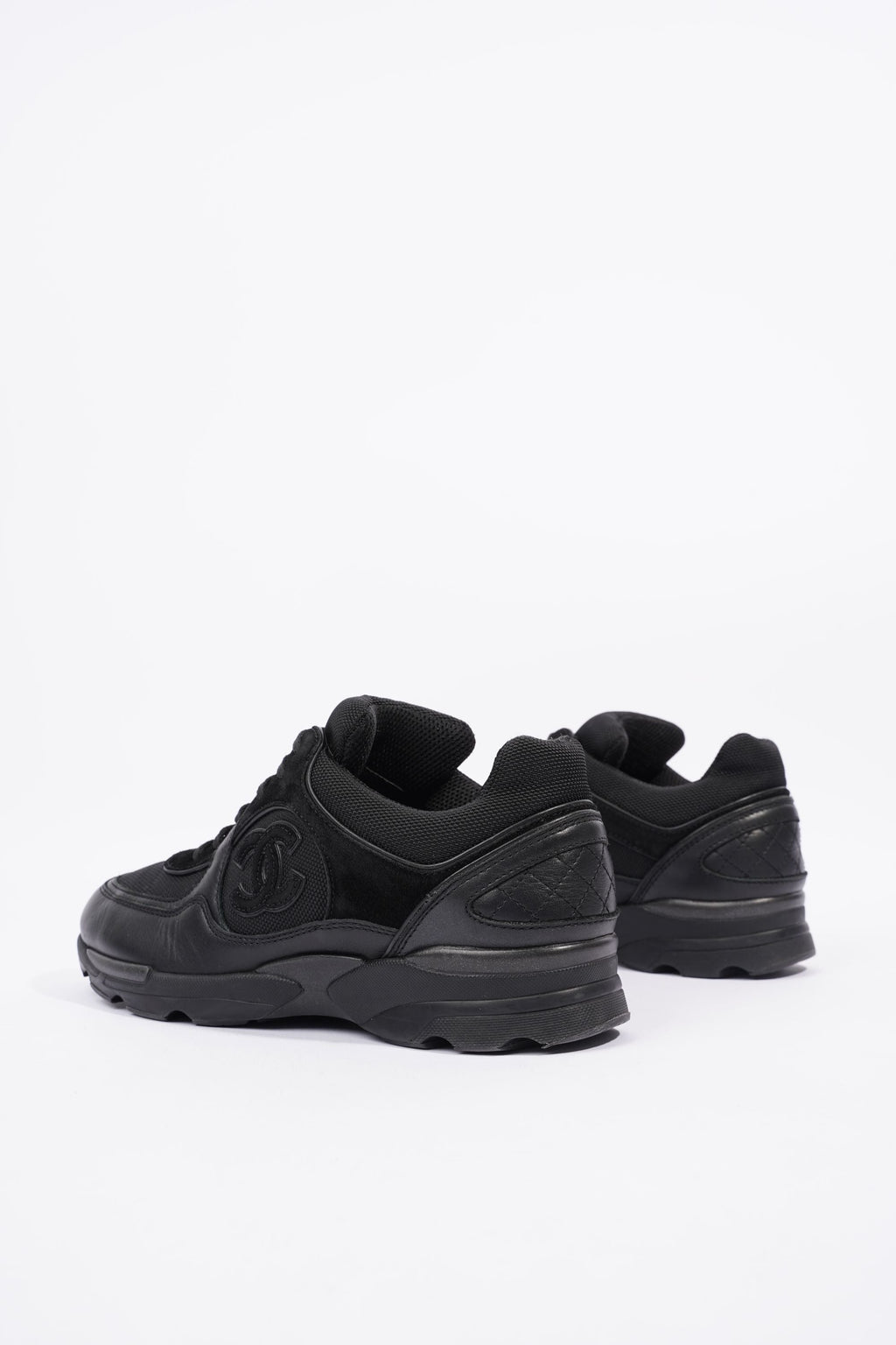 Chanel Womens CC Runner Black EU 38.5 / UK 5.5