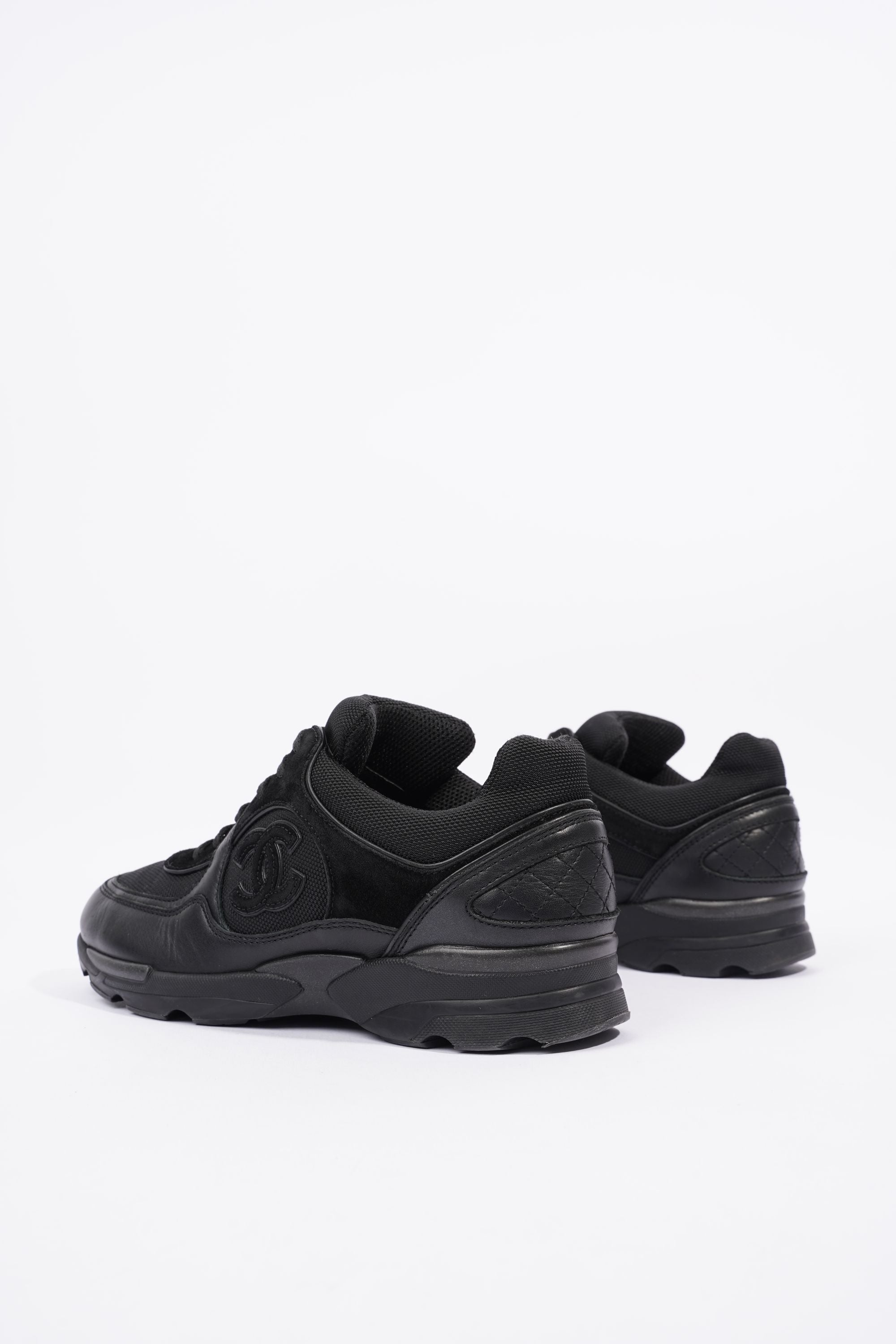 Chanel Womens CC Runner Black EU 38.5 / UK 5.5