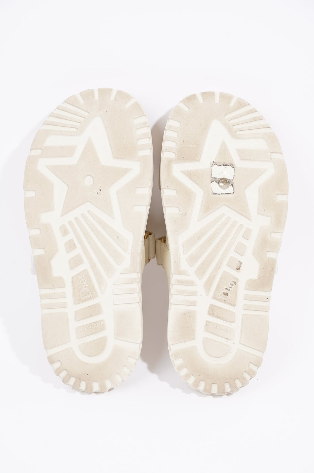 Christian Dior Womens Dioract Off White EU 37.5 / UK 4.5