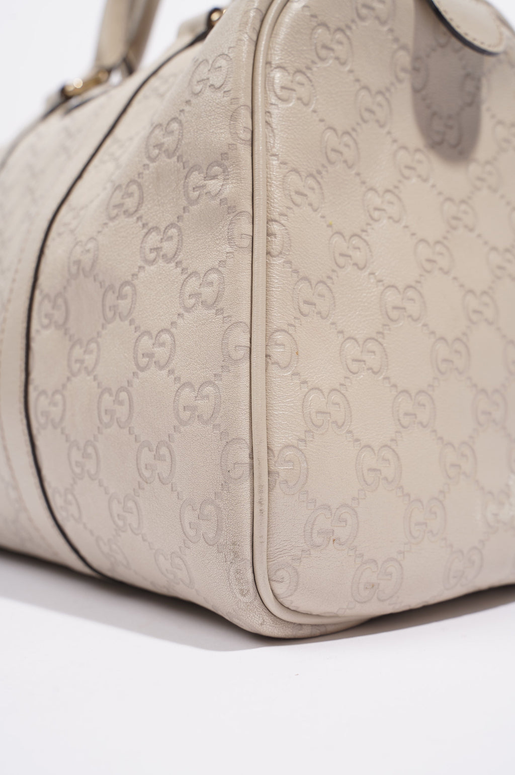 Gucci Womens Joy Boston Bag White