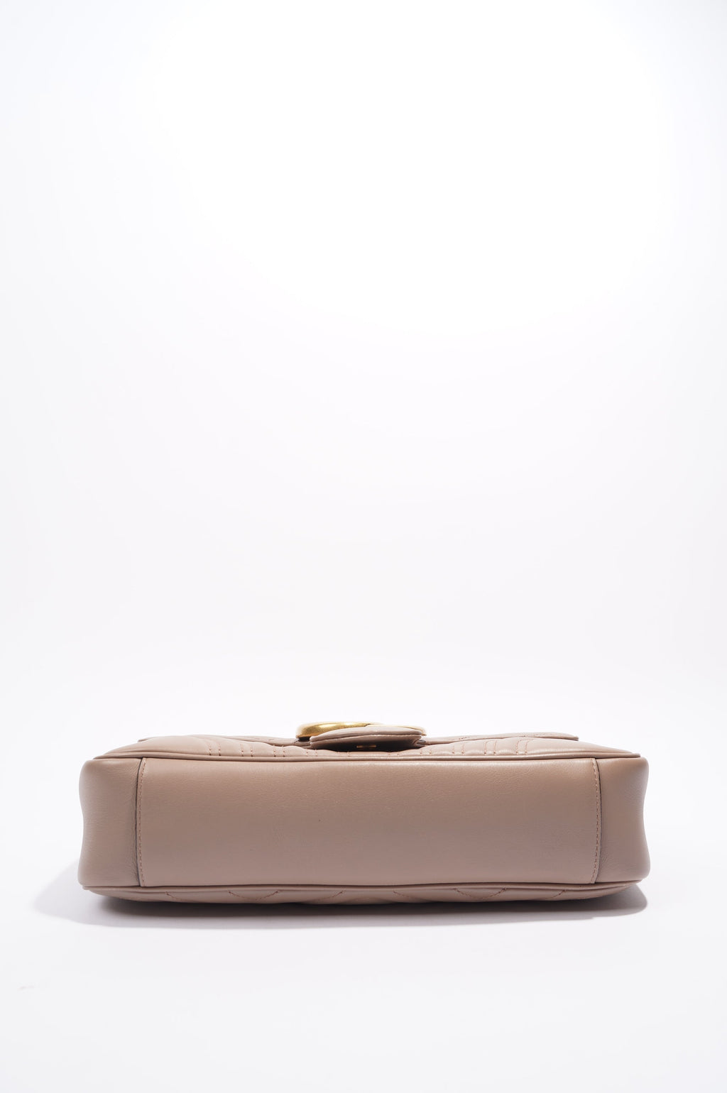 Gucci Womens Marmont Flap Nude Medium
