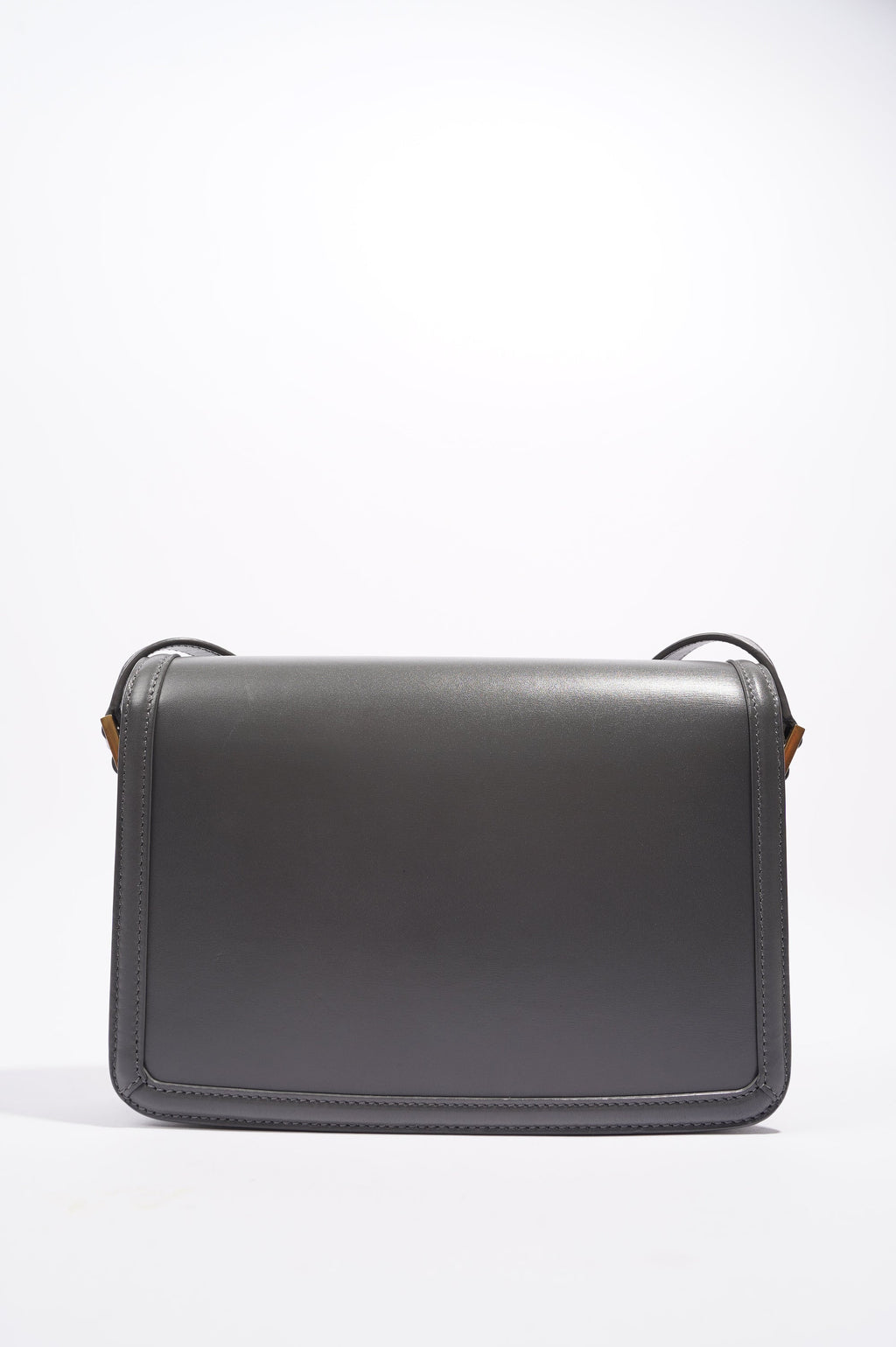 Saint Laurent Solferino Satchel Grey Leather Medium