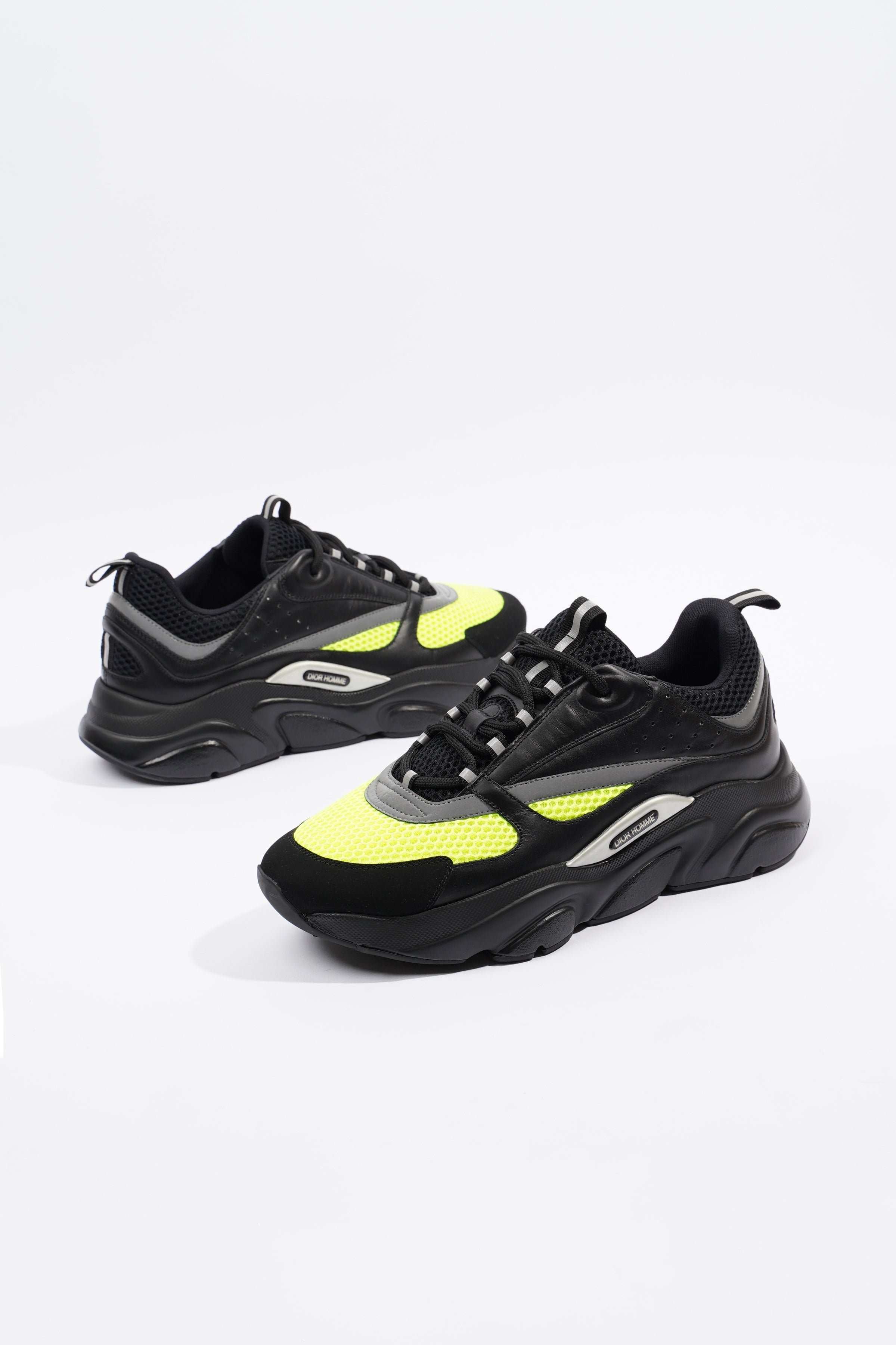 Christian Dior Mens B22 Black / Yellow EU 42 / UK 8