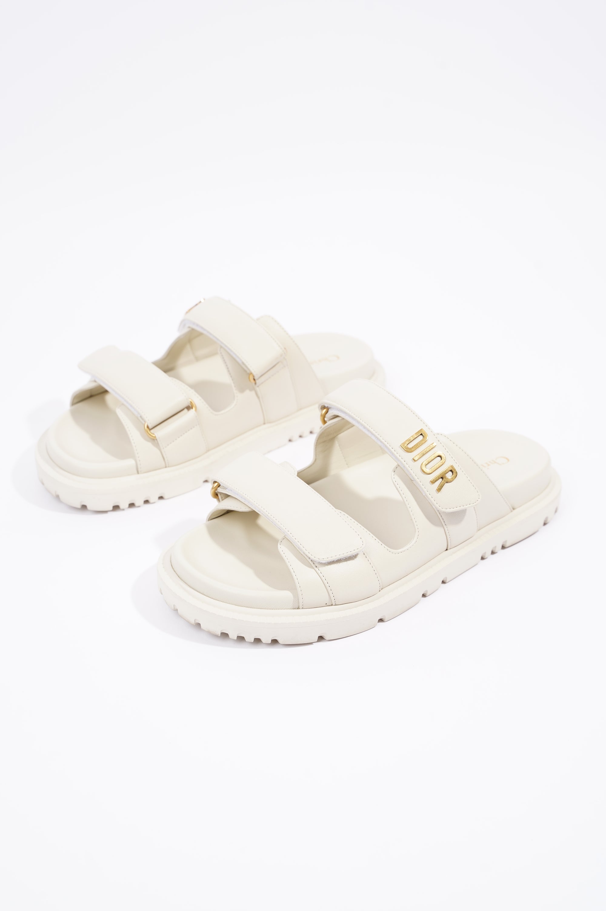 Christian Dior Womens Dioract Off White EU 37.5 / UK 4.5