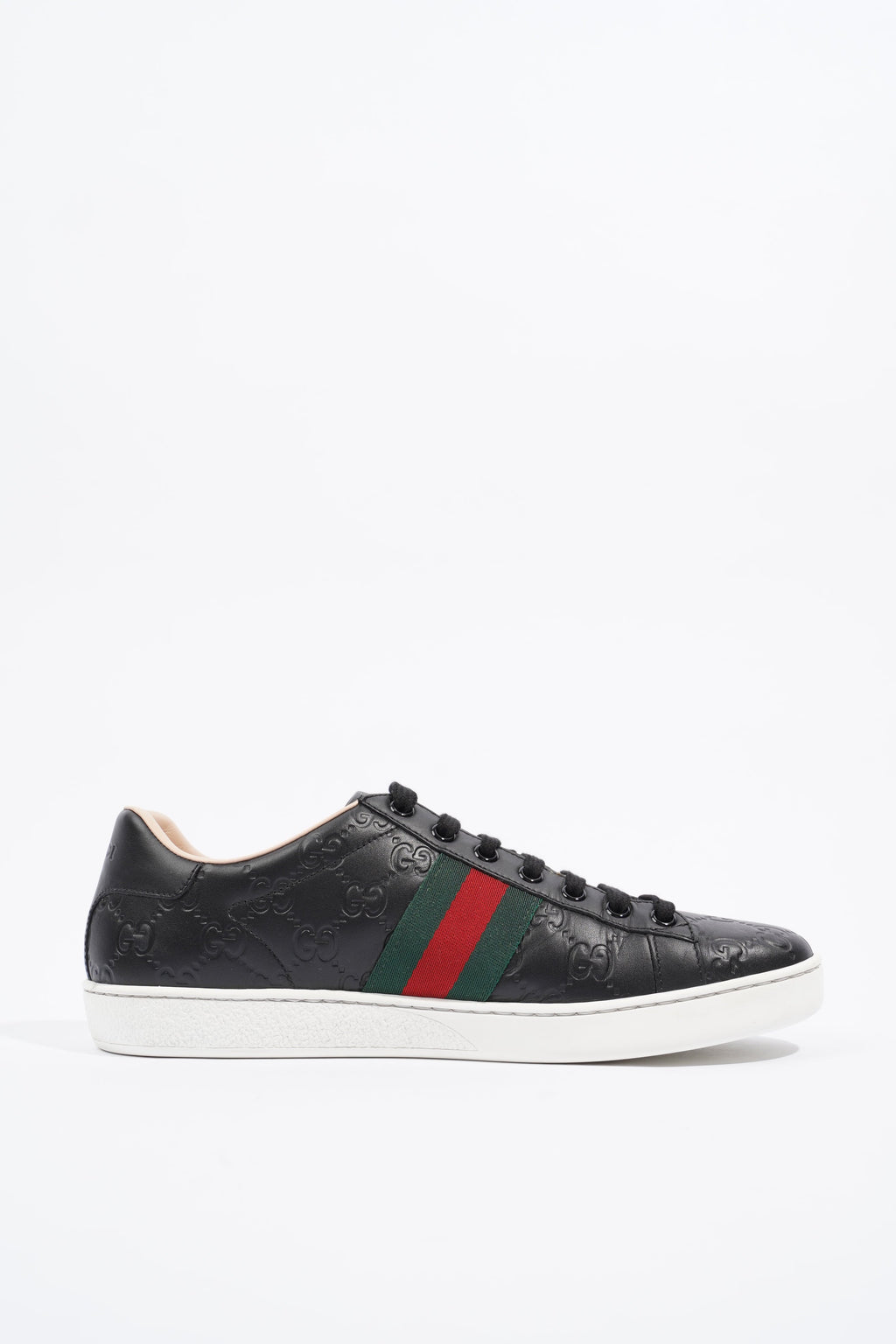 Gucci Ace Black Guccissima EU 39 / UK 6