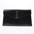 Saint Laurent Uptown Pouch Black Leather