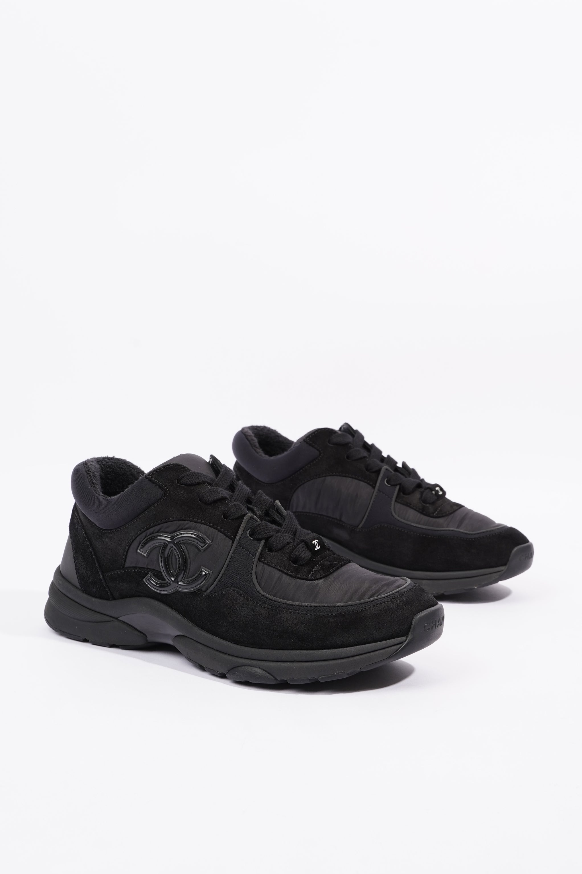Chanel Womens CC Logo Black EU 38.5 / UK 5.5