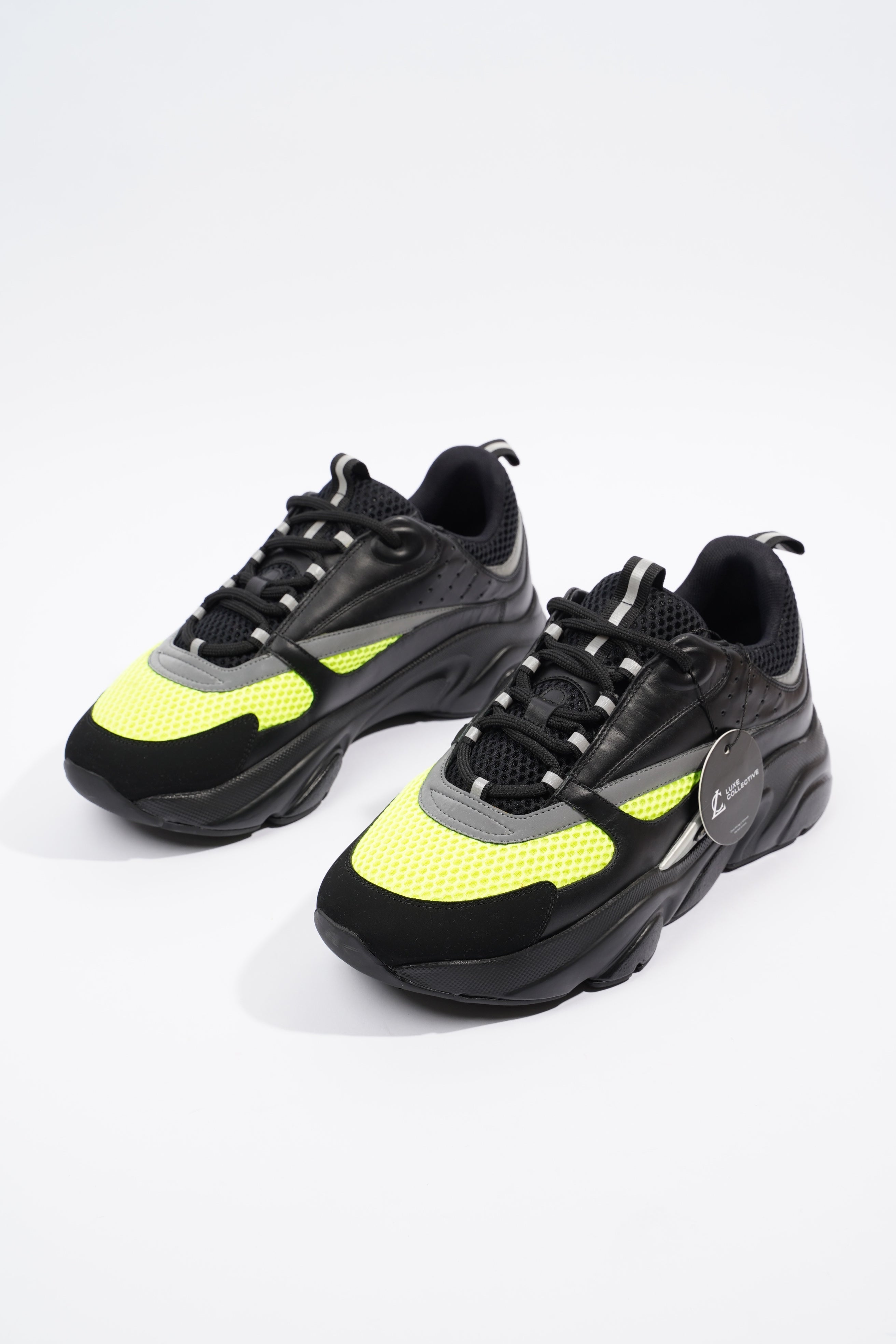 Christian Dior Mens B22 Black / Yellow EU 42 / UK 8