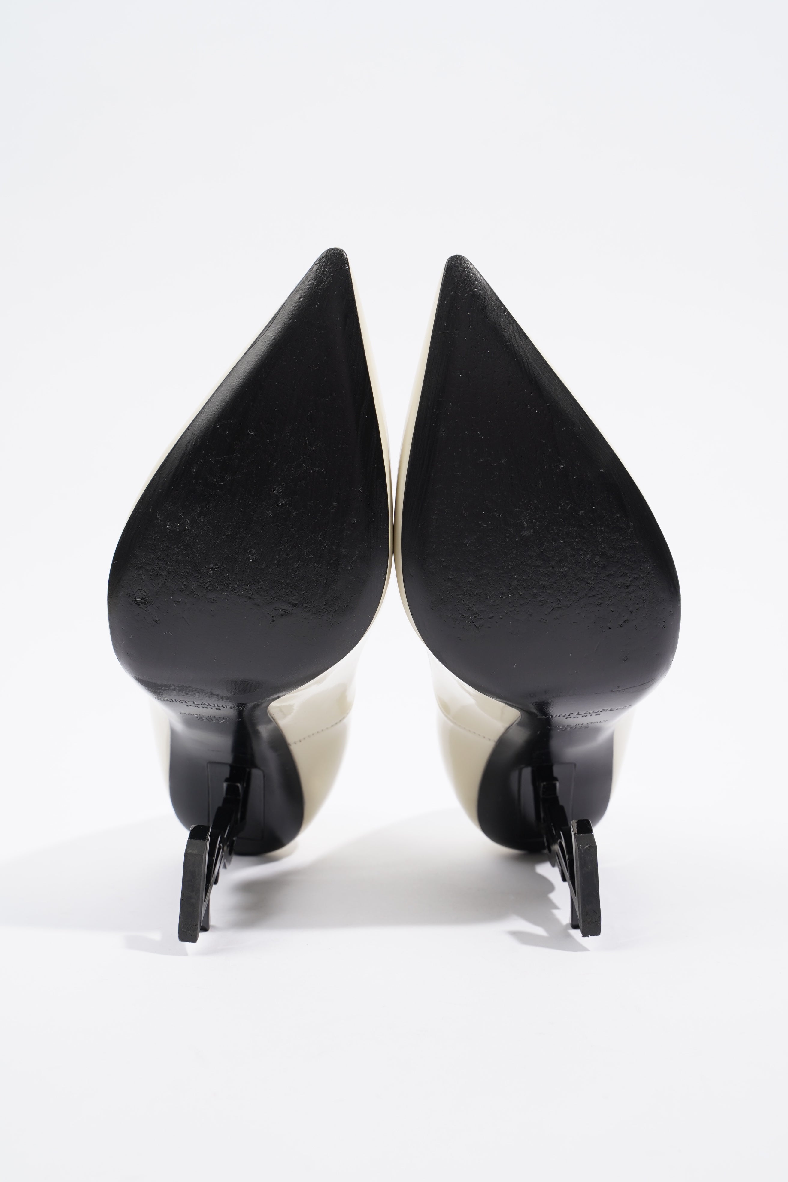 Saint Laurent Opyum Pump 110 Patent Beige EU 39.5 / UK 6.5