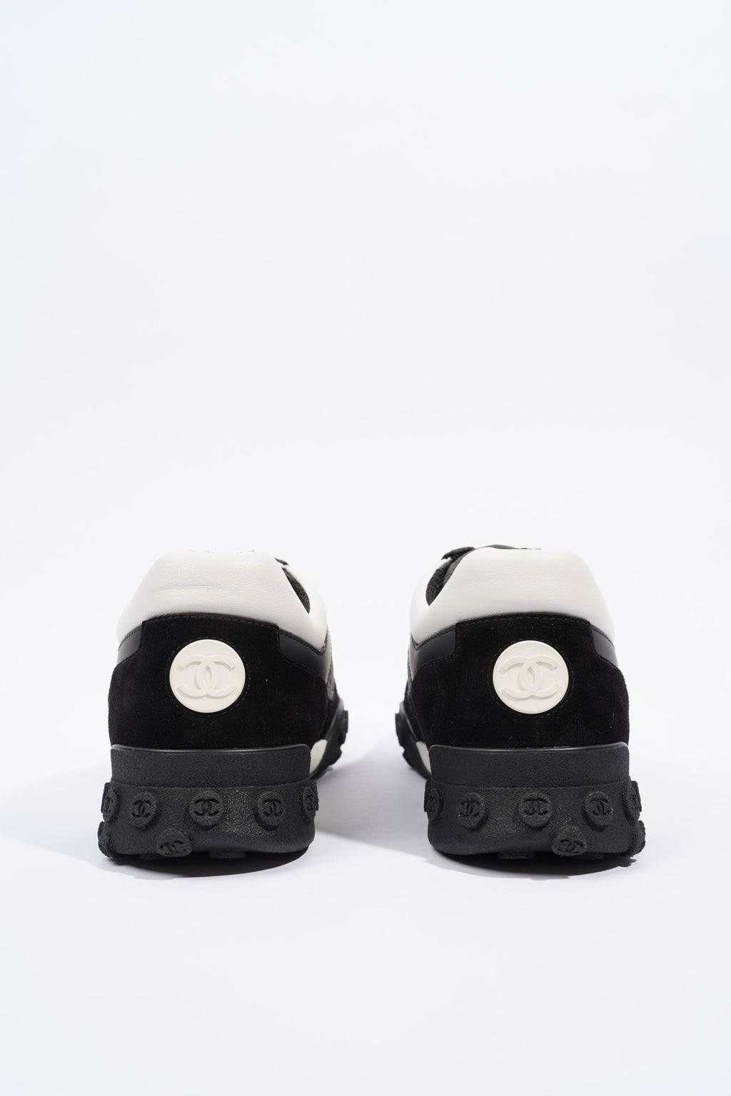 Chanel Nylon Sneaker Black / Grey / White EU 46 / UK 12