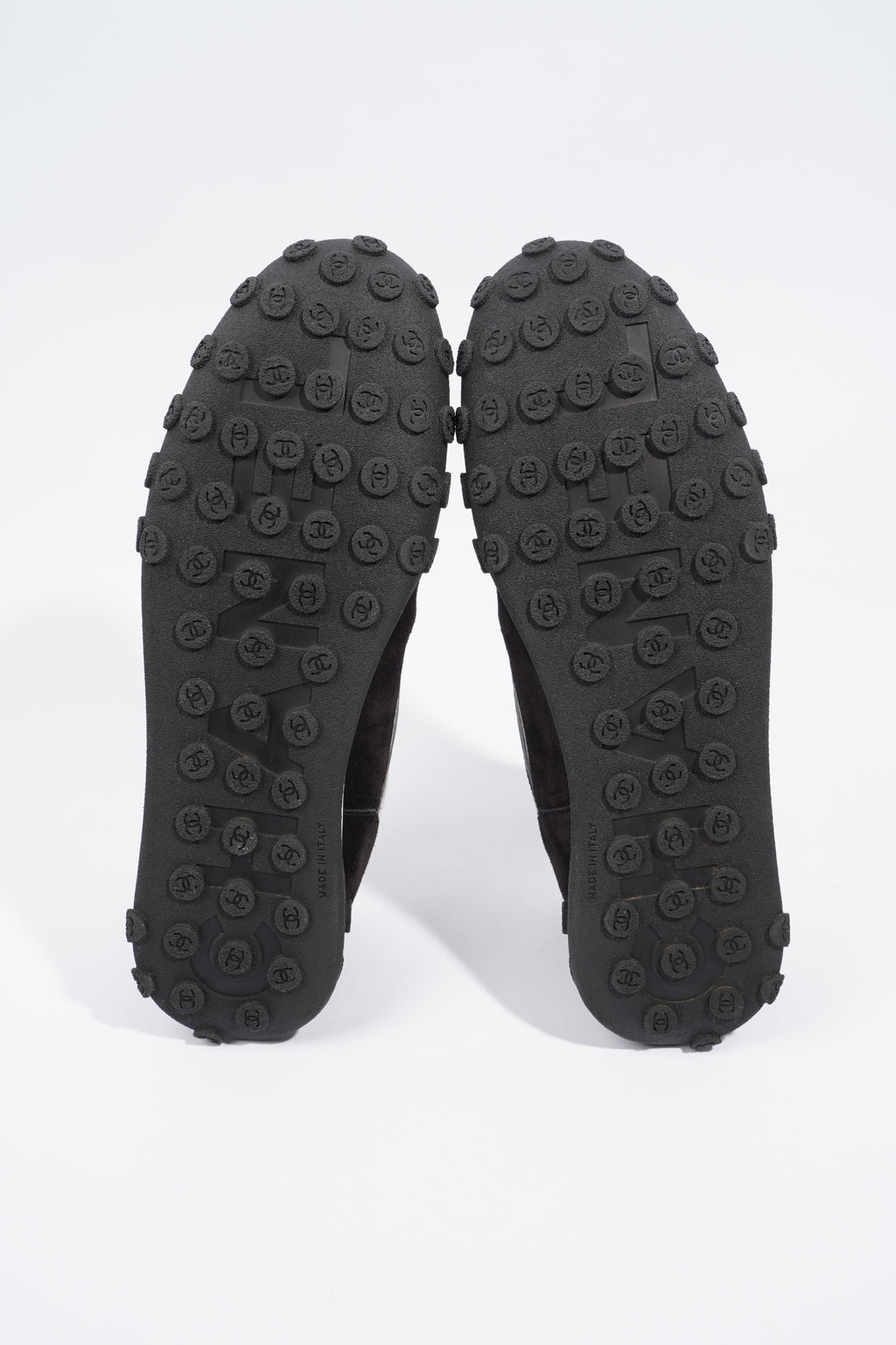 Chanel Nylon Sneaker Black / Grey / White EU 46 / UK 12