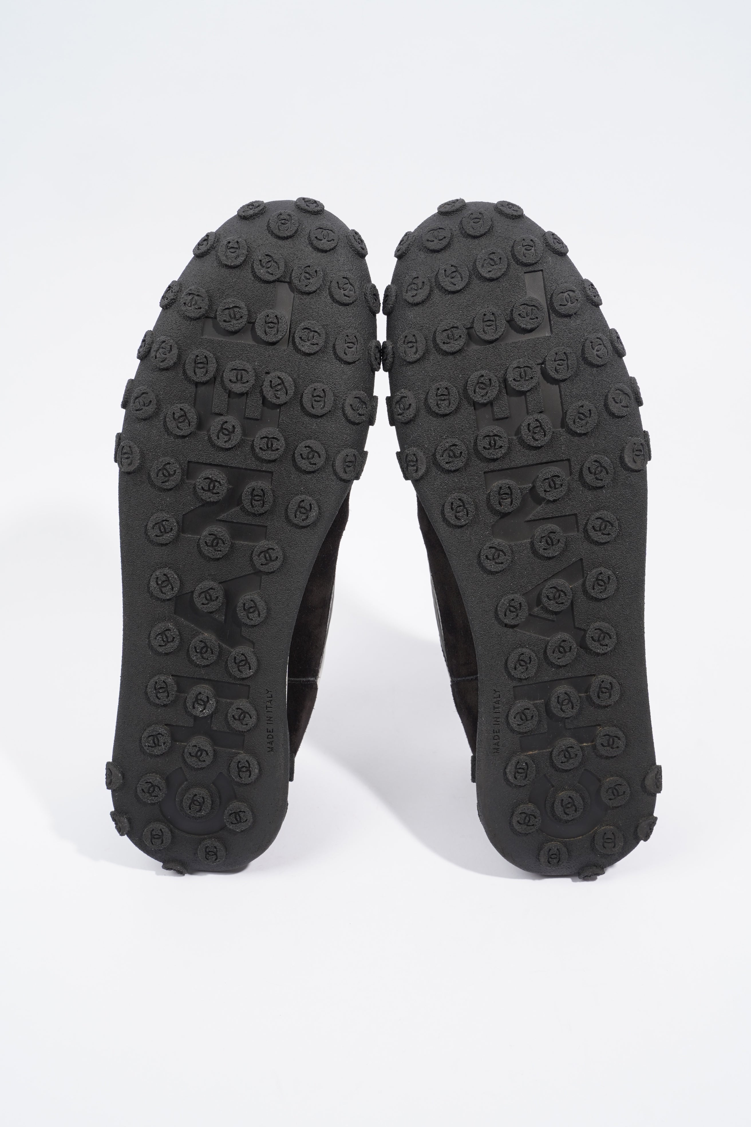Chanel Nylon Sneaker Black / Grey / White EU 46 / UK 12