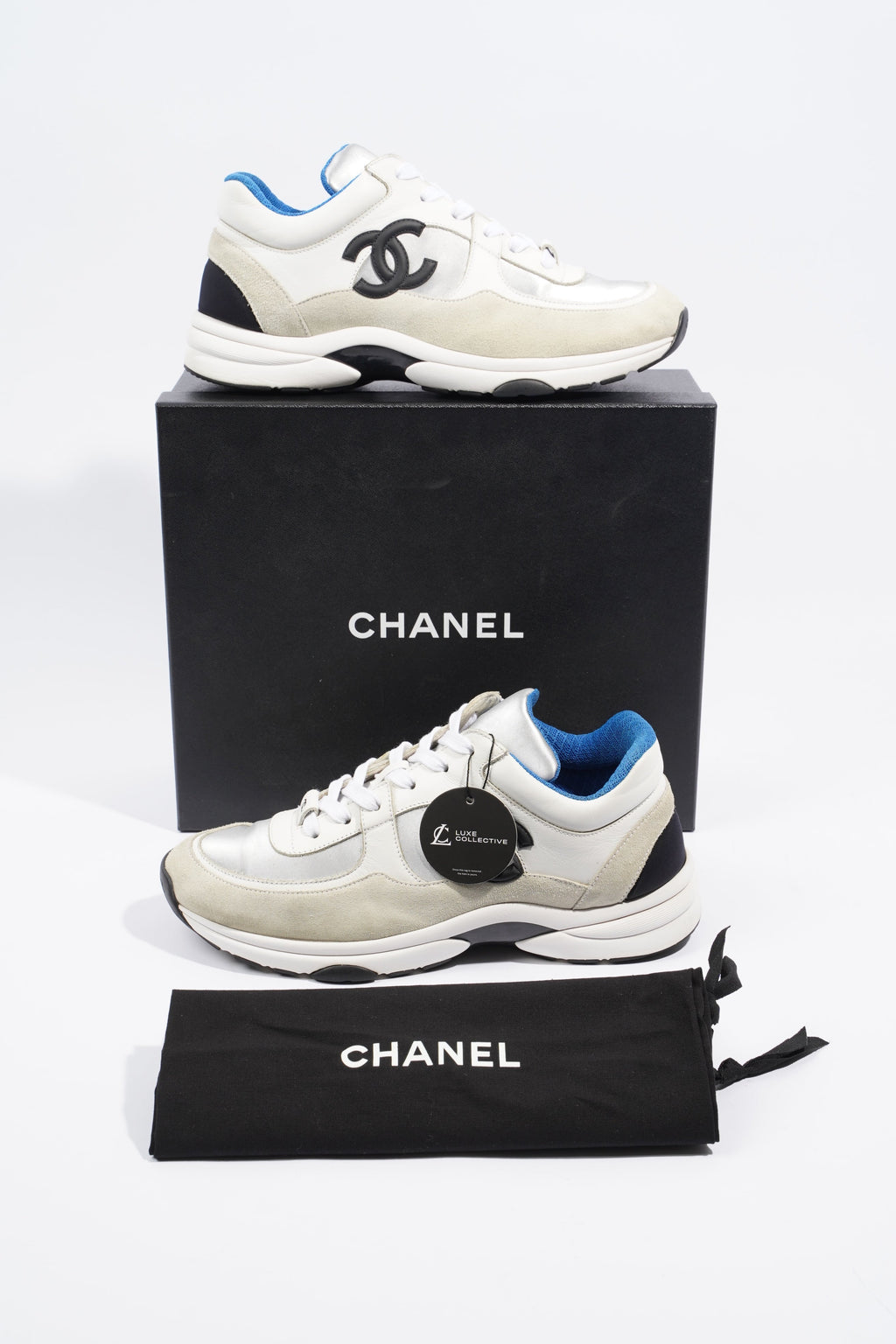 Chanel CC Runner White / Beige EU 41 / UK 8