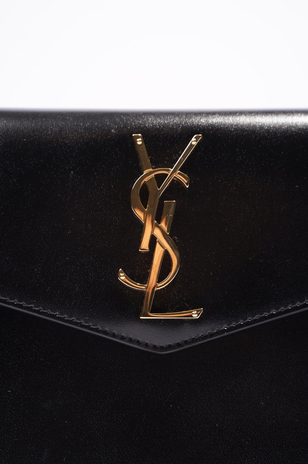 Saint Laurent Uptown Pouch Black Leather