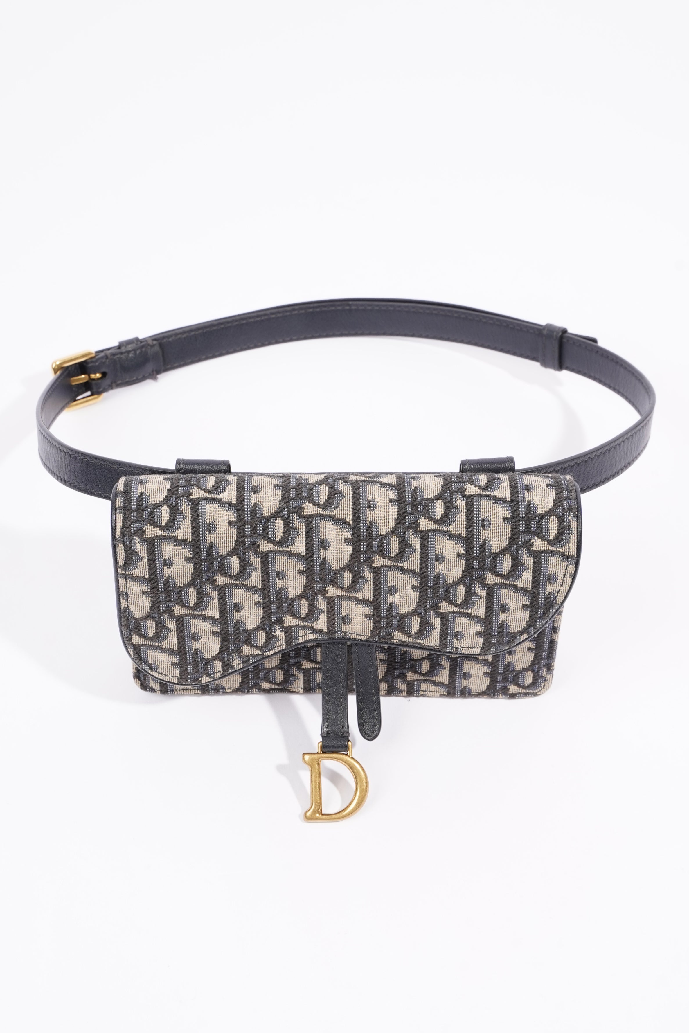 Christian Dior Saddle Belt Bag Oblique Canvas