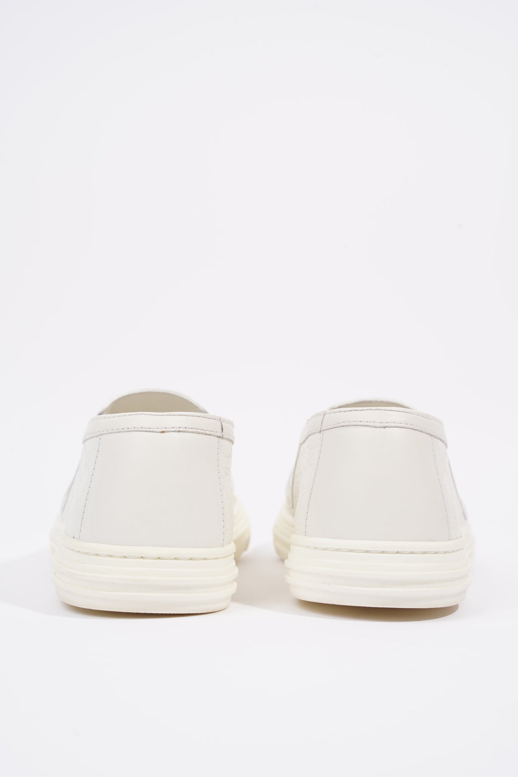 Gucci Womens Slip On Sneaker White Guccissima EU 37 / UK 4