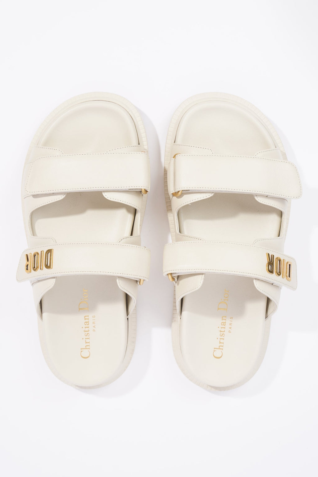 Christian Dior Womens Dioract Off White EU 37.5 / UK 4.5