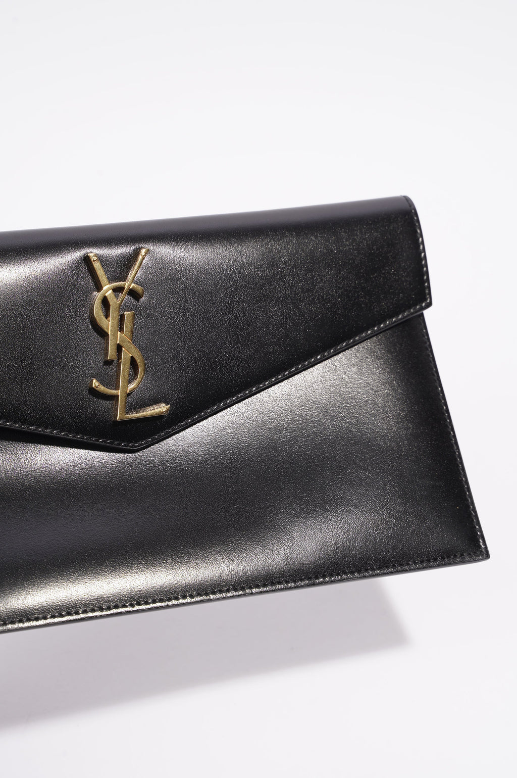 Saint Laurent Uptown Pouch Black Leather