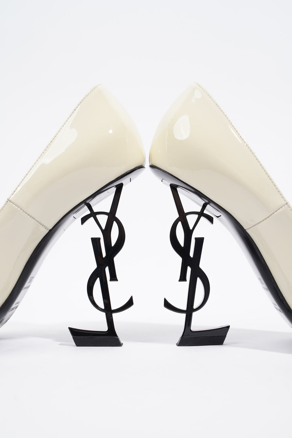 Saint Laurent Opyum Pump 110 Patent Beige EU 39.5 / UK 6.5