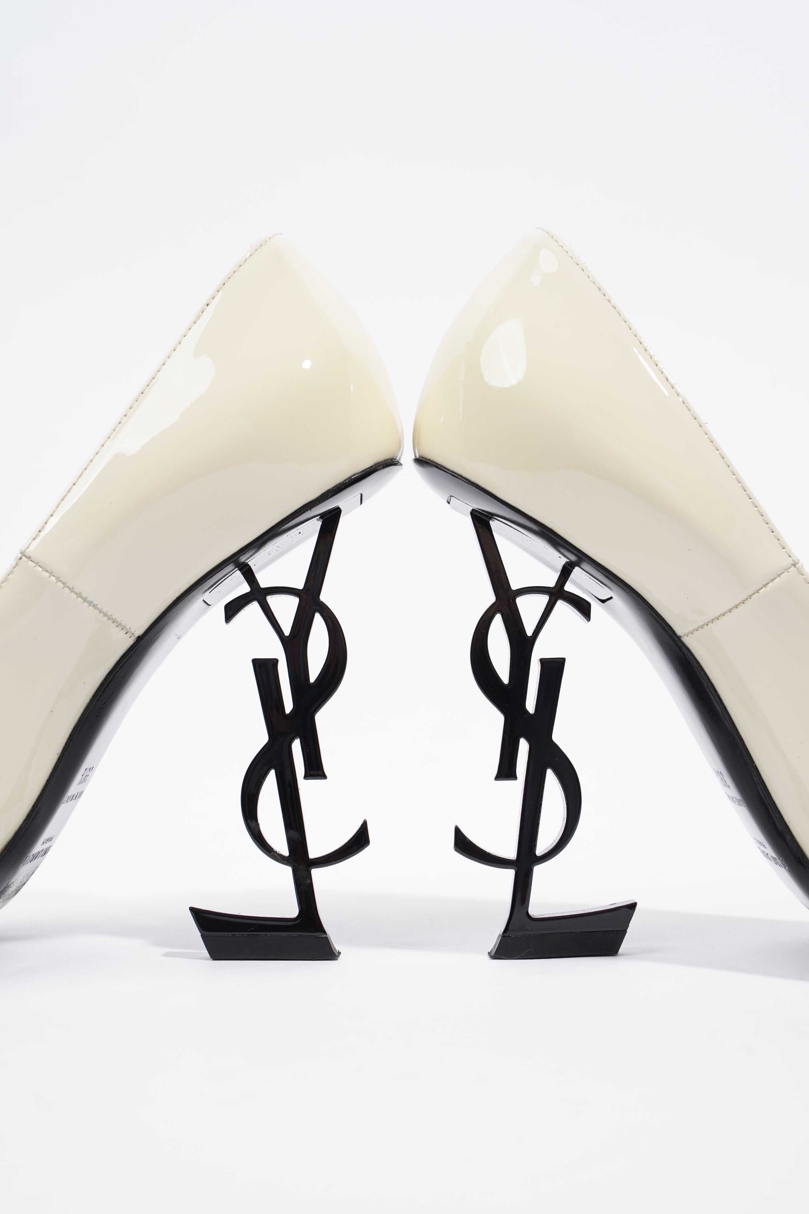 Saint Laurent Opyum Pump 110 Patent Beige EU 39.5 / UK 6.5
