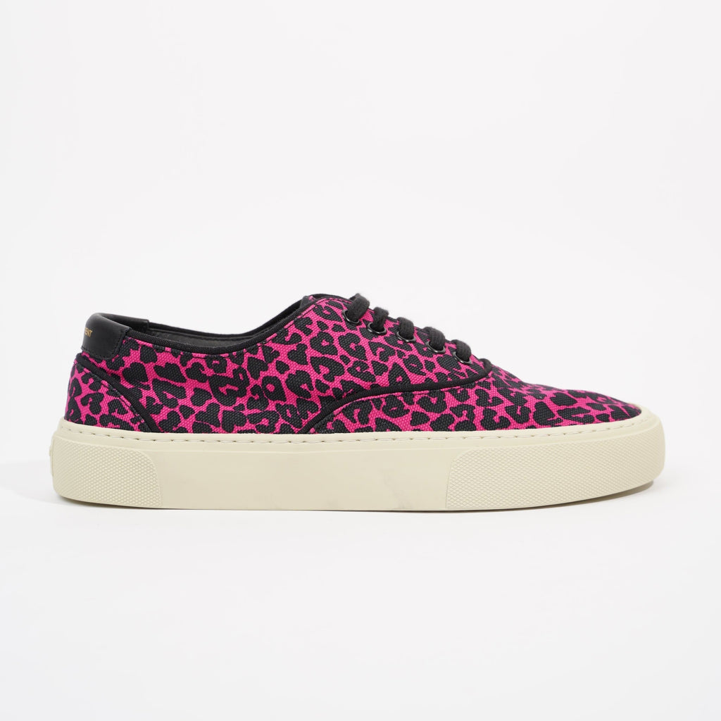 Saint Laurent Womens Venice Sneaker Pink Leopard EU 39 / UK 6