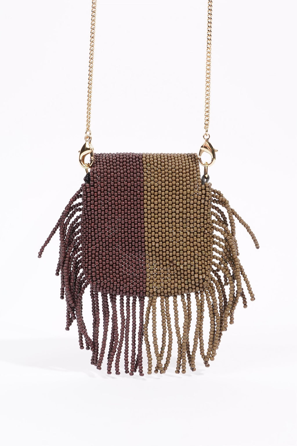 Fendi Pico Baguette Dark Brown / Soft Gold Mini