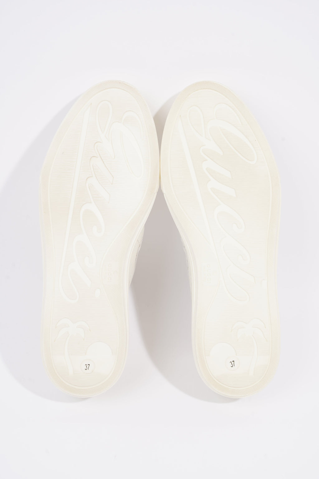 Gucci Womens Slip On Sneaker White Guccissima EU 37 / UK 4