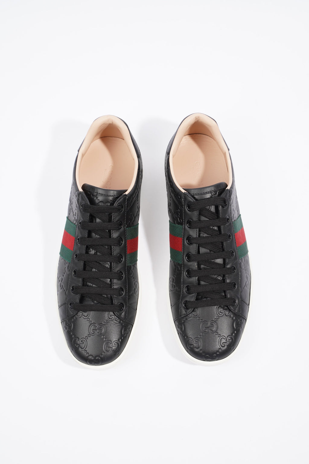 Gucci Ace Black Guccissima EU 39 / UK 6