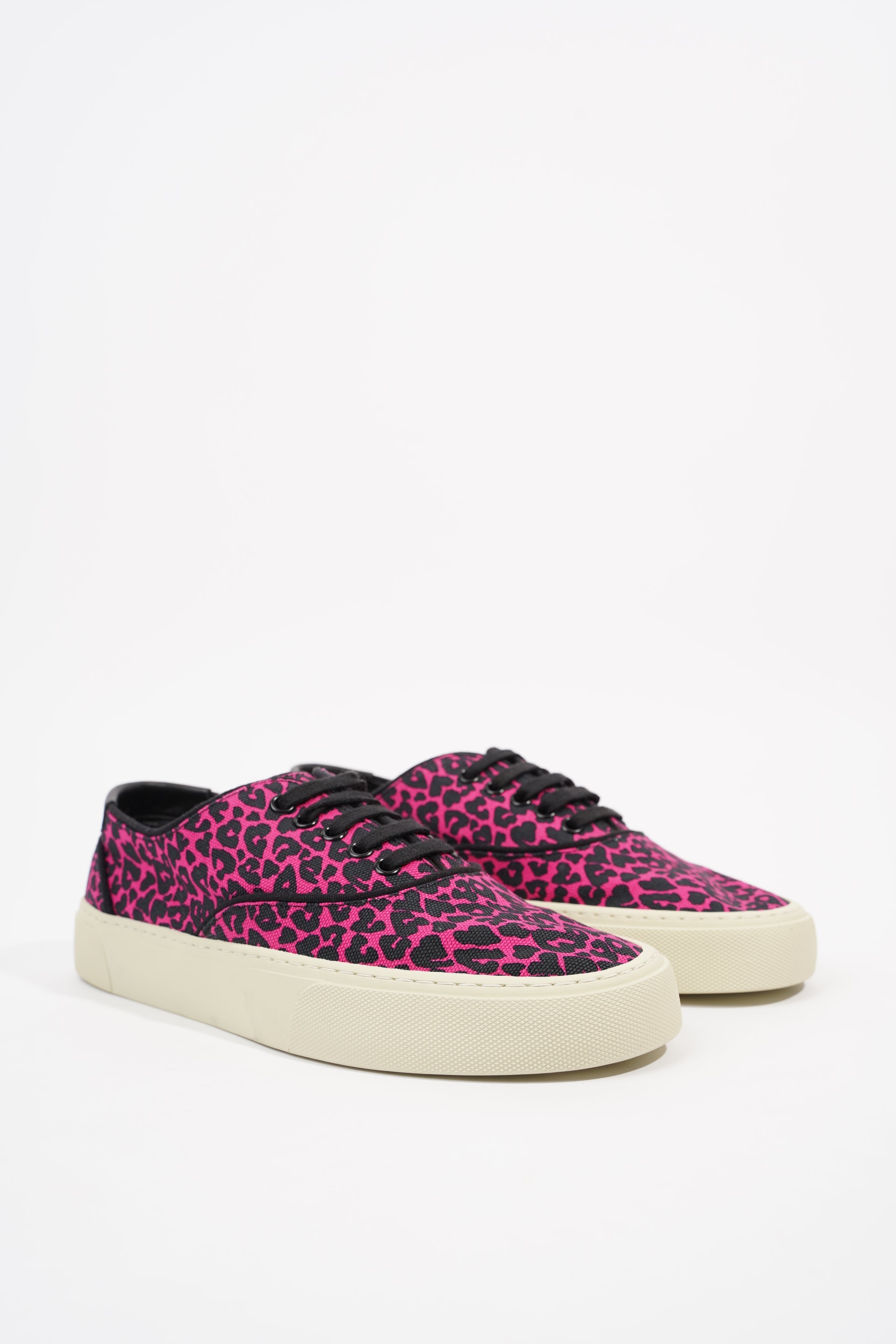 Saint Laurent Womens Venice Sneaker Pink Leopard EU 39 / UK 6