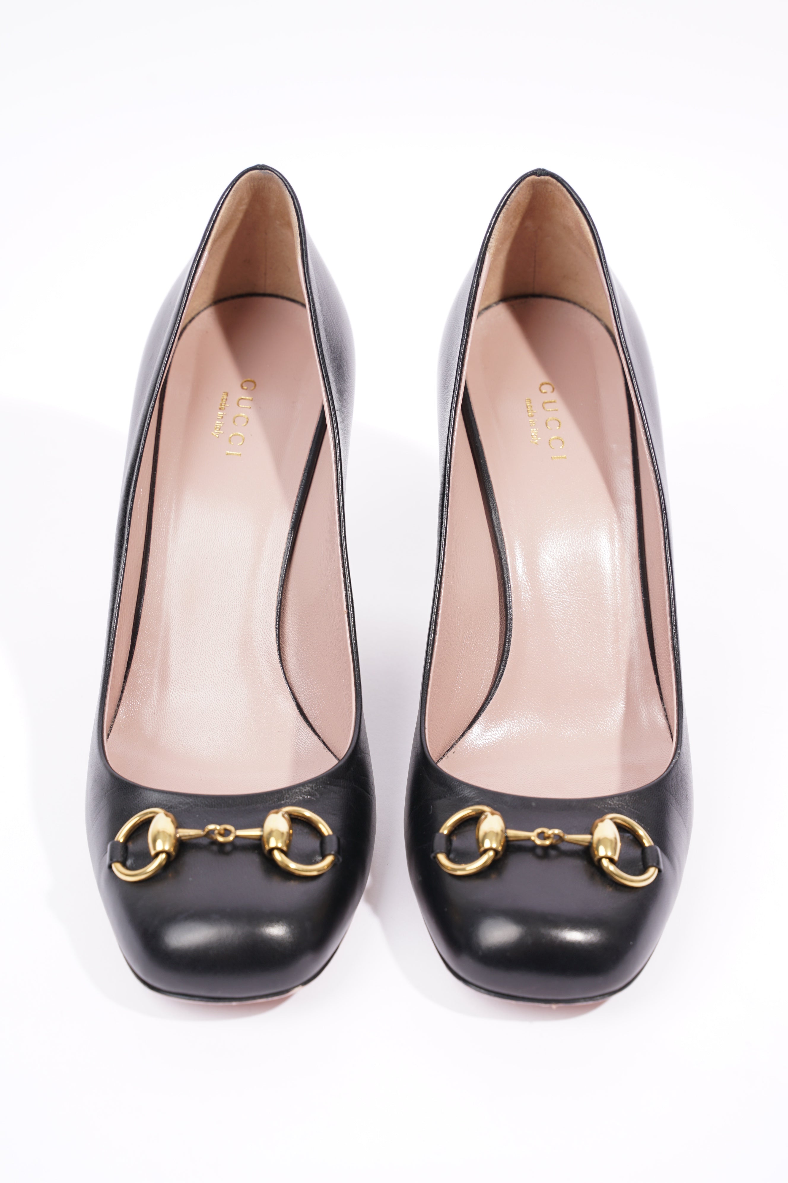 Gucci Womens Horsebit Pump Black / Gold EU 40.5 / UK 7.5