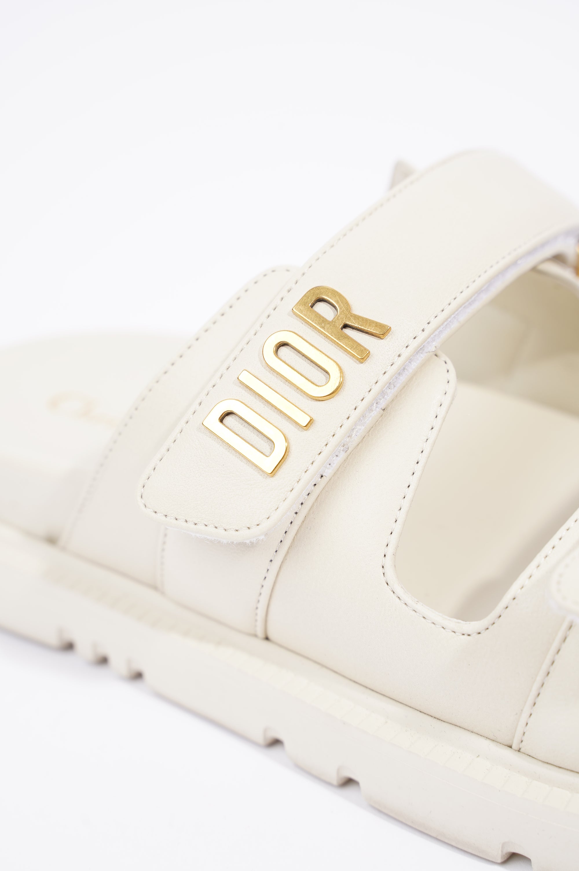 Christian Dior Womens Dioract Off White EU 37.5 / UK 4.5