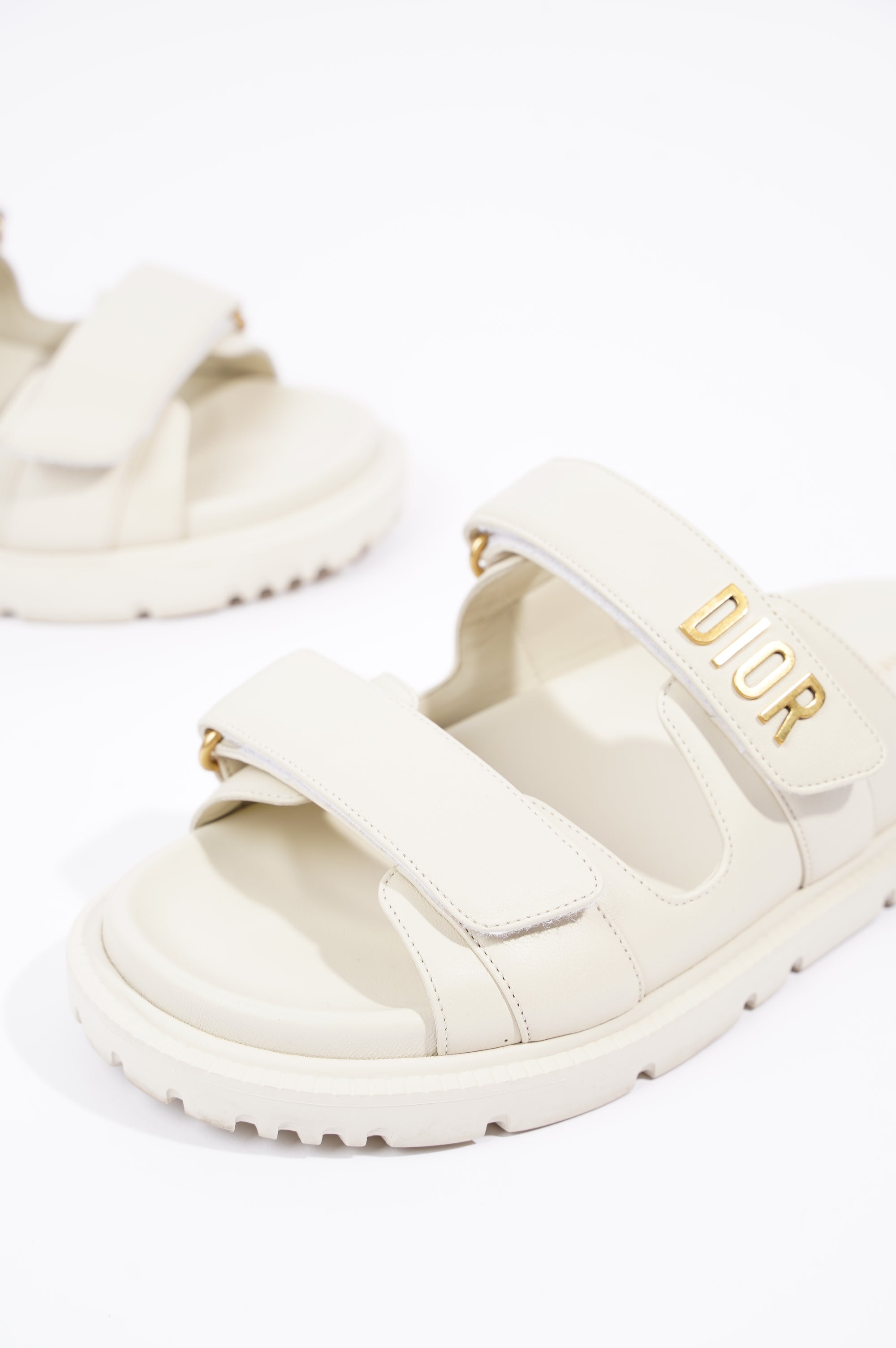 Christian Dior Womens Dioract Off White EU 37.5 / UK 4.5