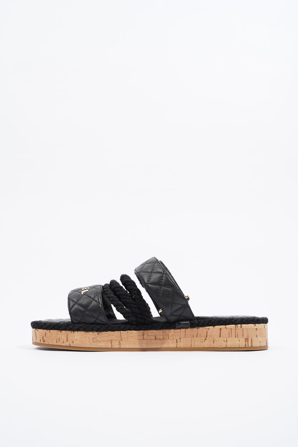 Chanel Dad Sandal Black / Gold EU 40 / UK 7