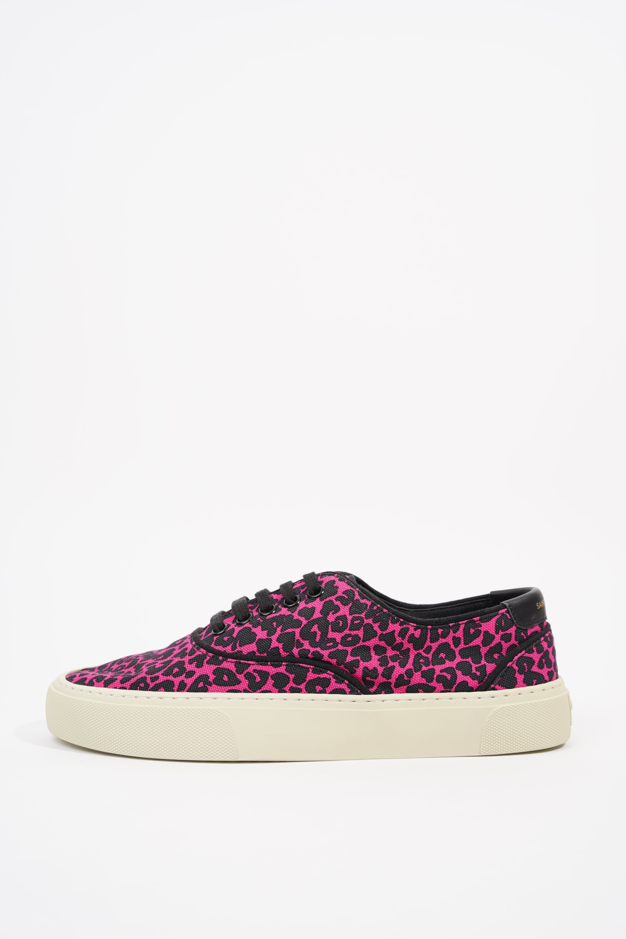 Saint Laurent Womens Venice Sneaker Pink Leopard EU 39 / UK 6