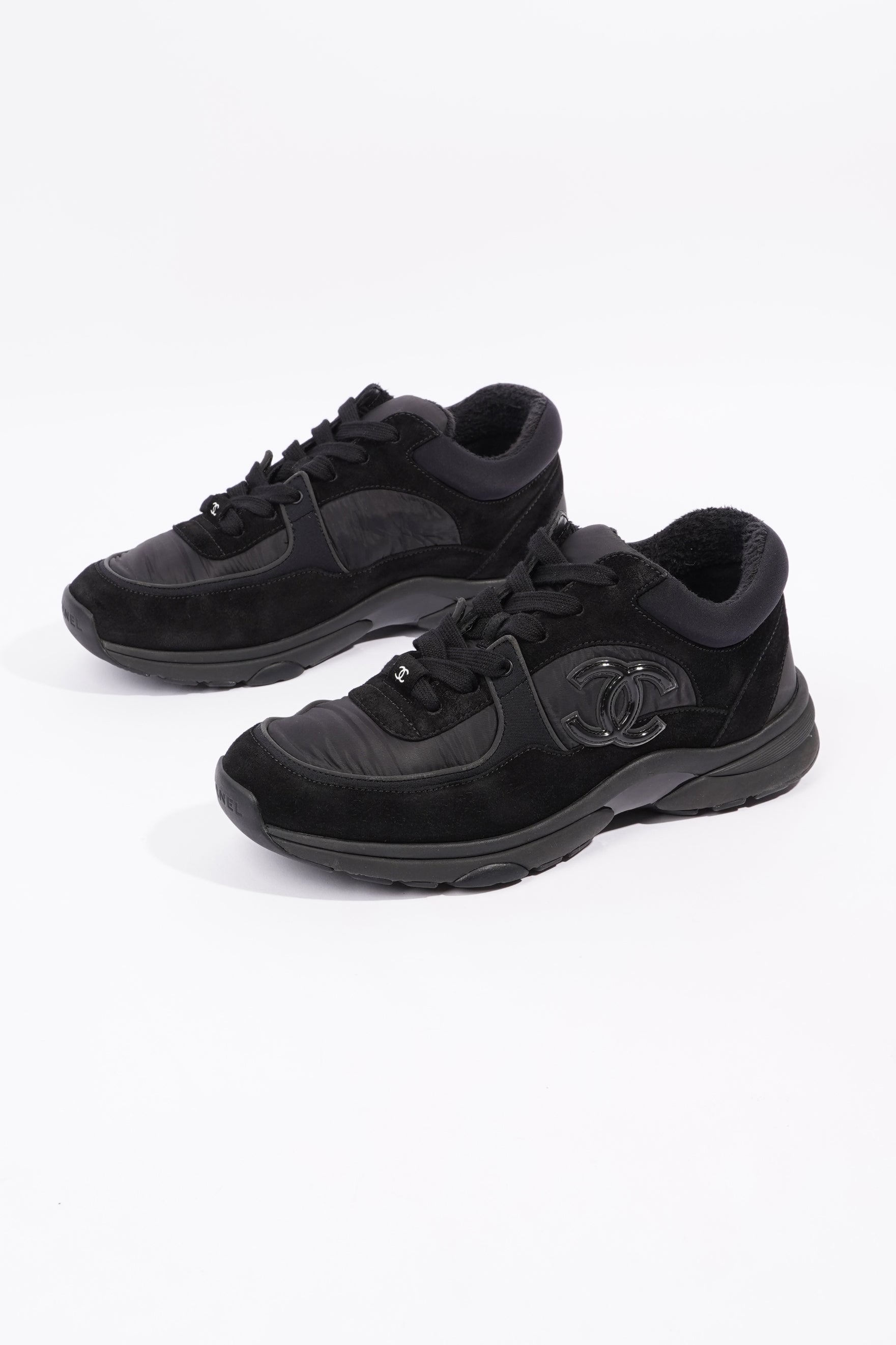 Chanel Womens CC Logo Black EU 38.5 / UK 5.5