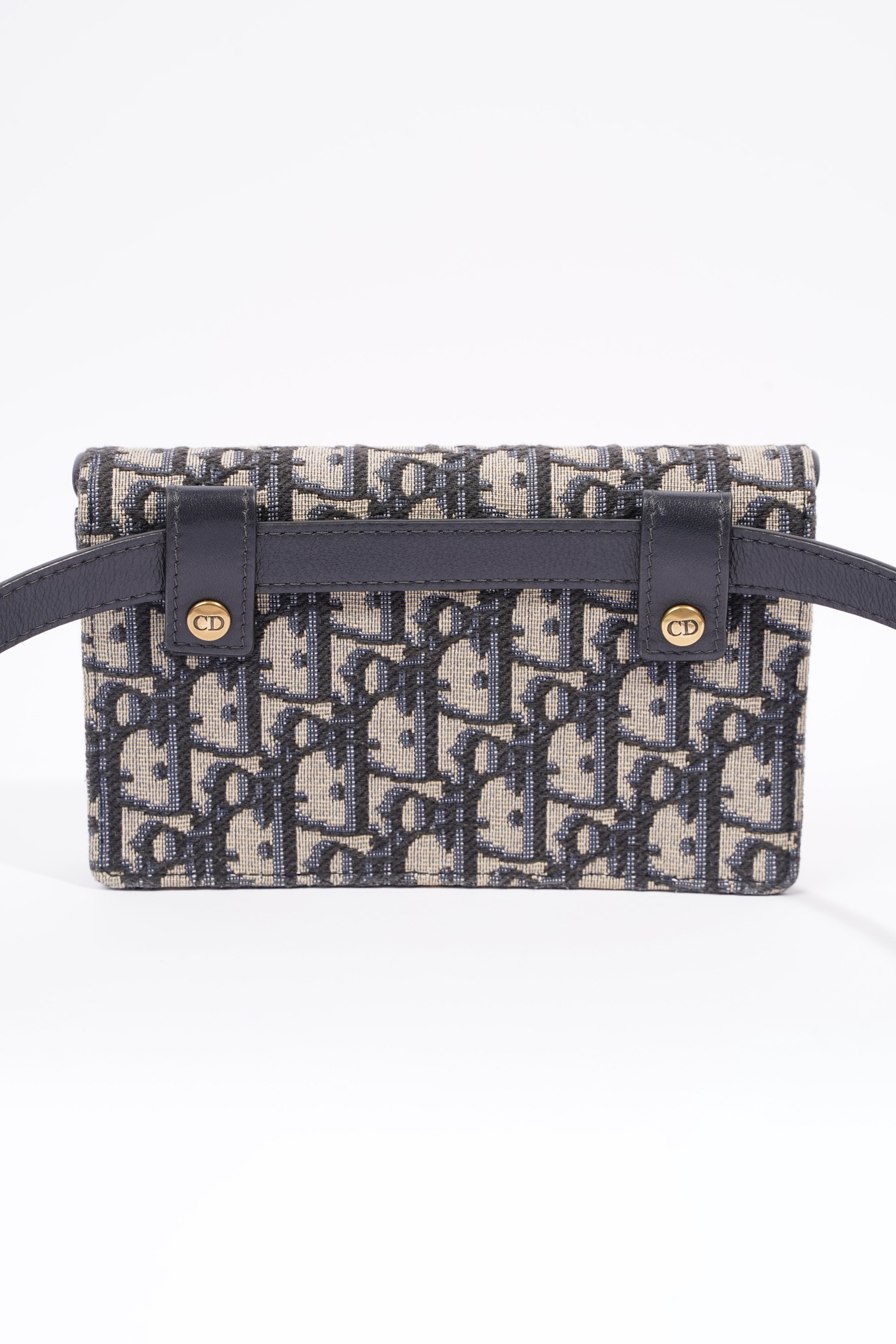 Christian Dior Saddle Belt Bag Oblique Canvas