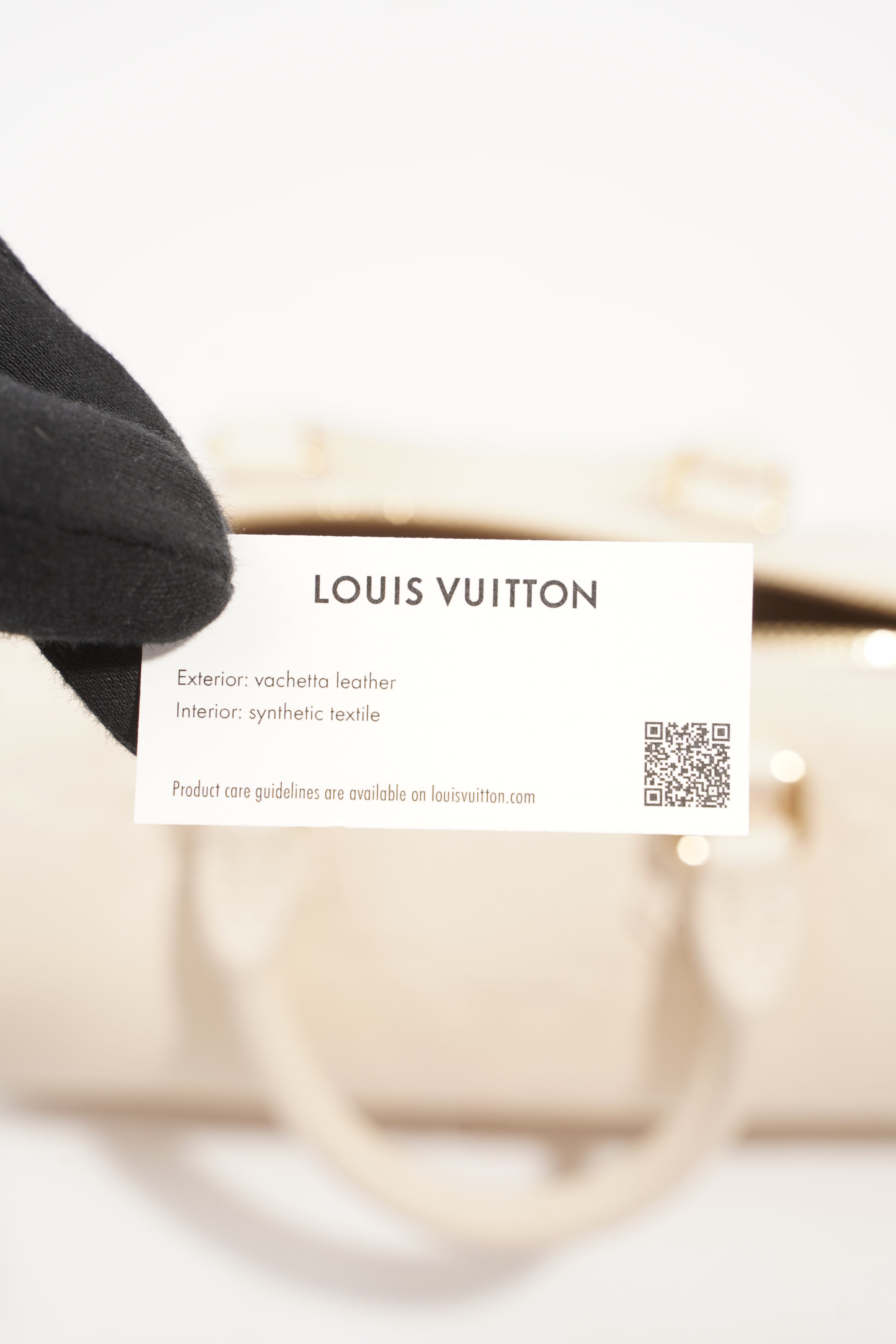 Louis Vuitton Womens Papillon BB Empreinte Cream