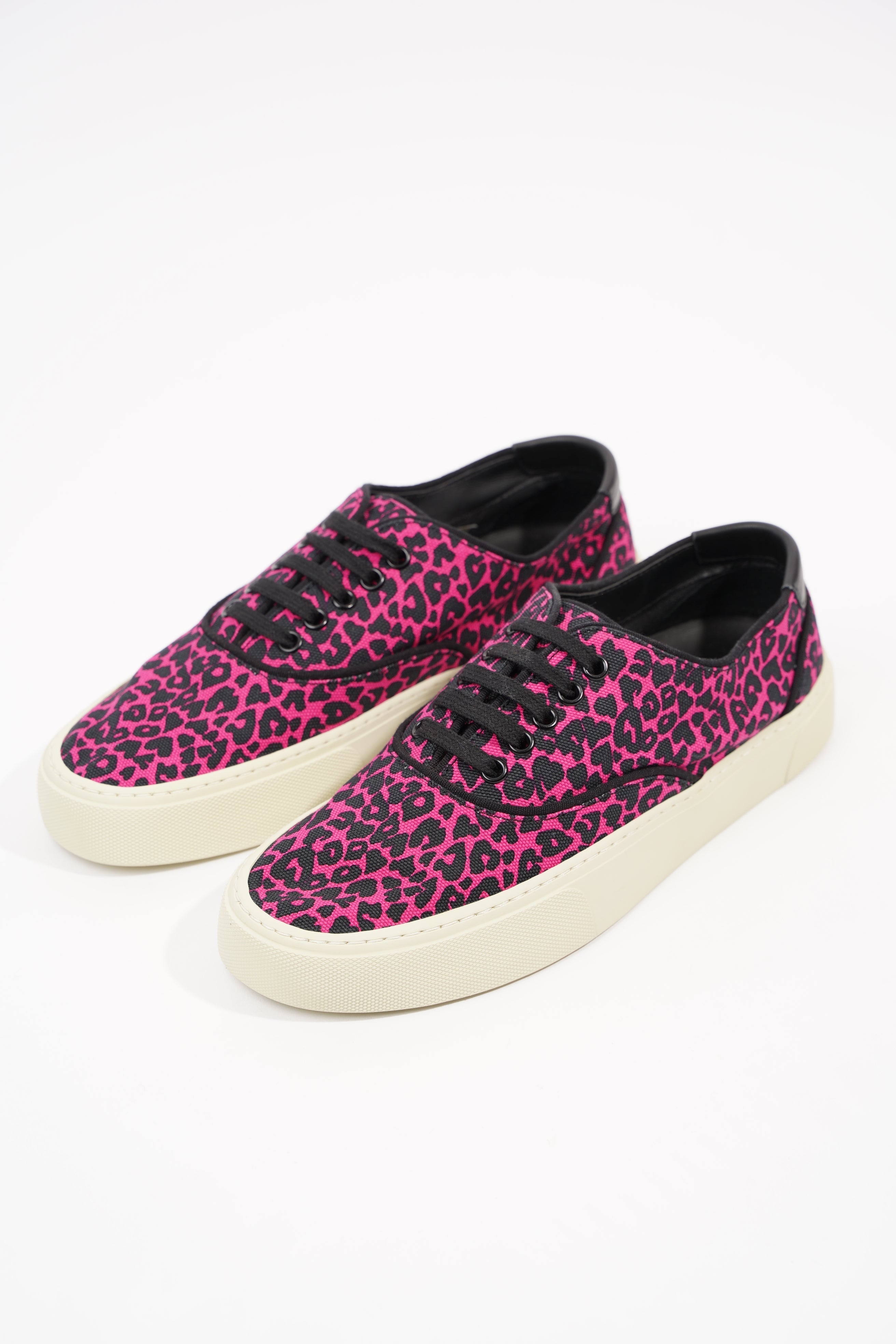 Saint Laurent Womens Venice Sneaker Pink Leopard EU 39 / UK 6