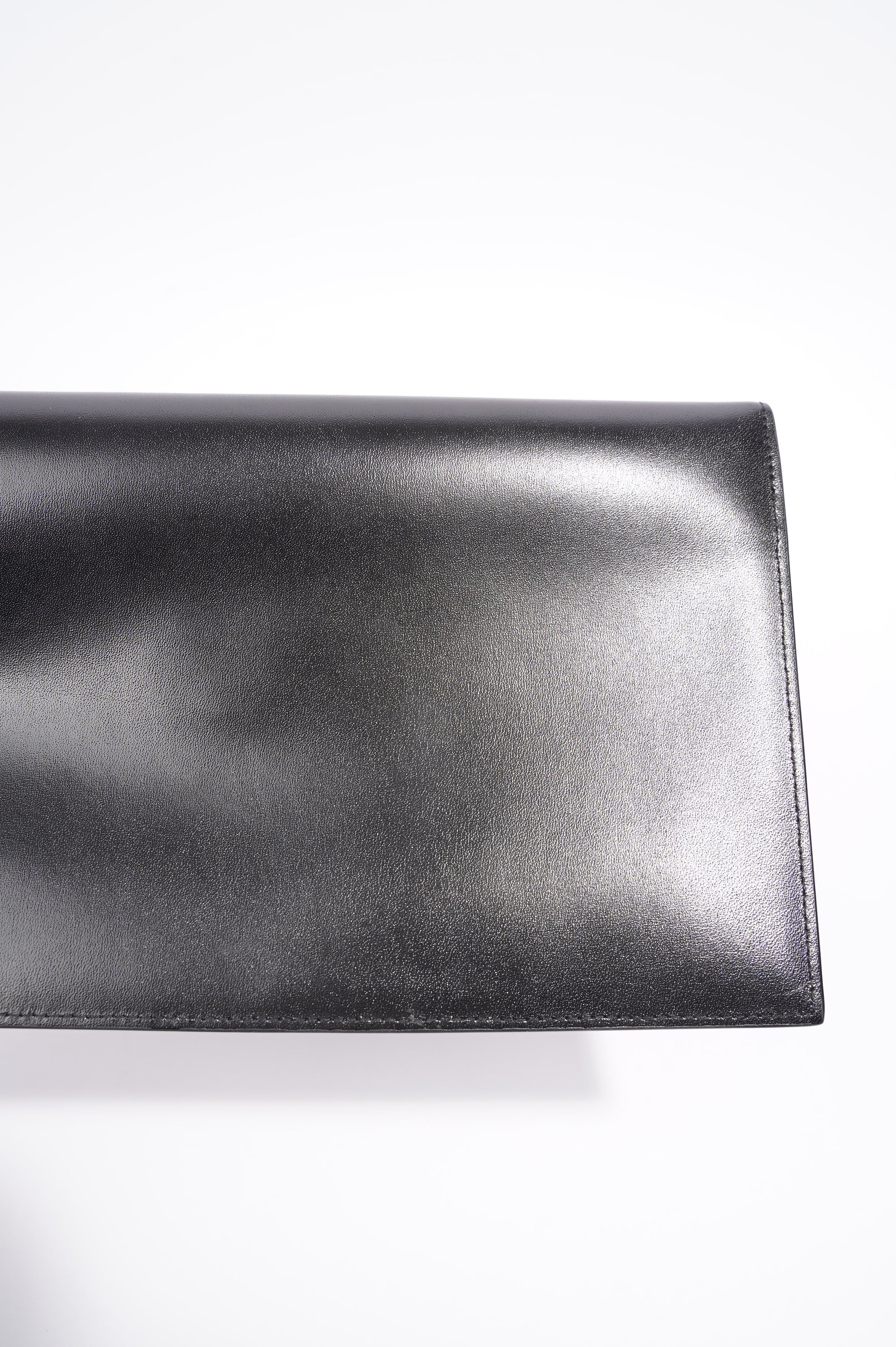 Saint Laurent Uptown Pouch Black Leather