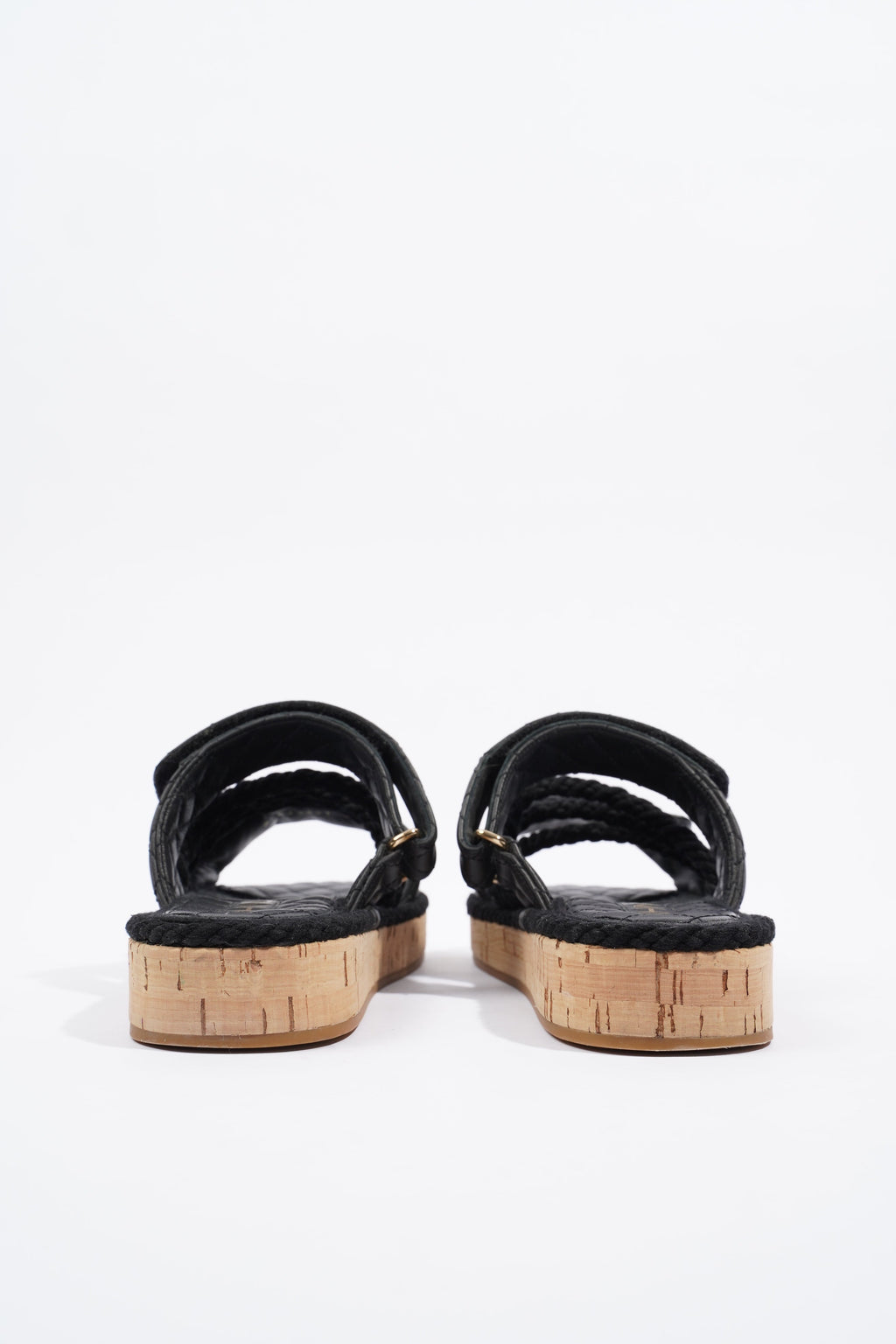 Chanel Dad Sandal Black / Gold EU 40 / UK 7
