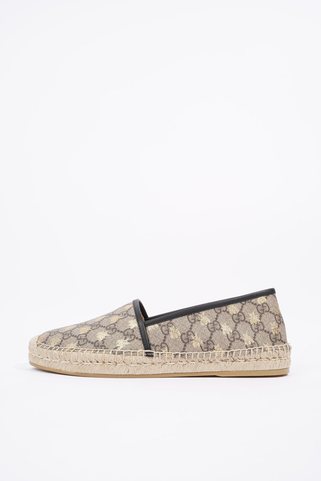 Gucci Mens Espadrilles Beige Bees EU 42 / UK 8