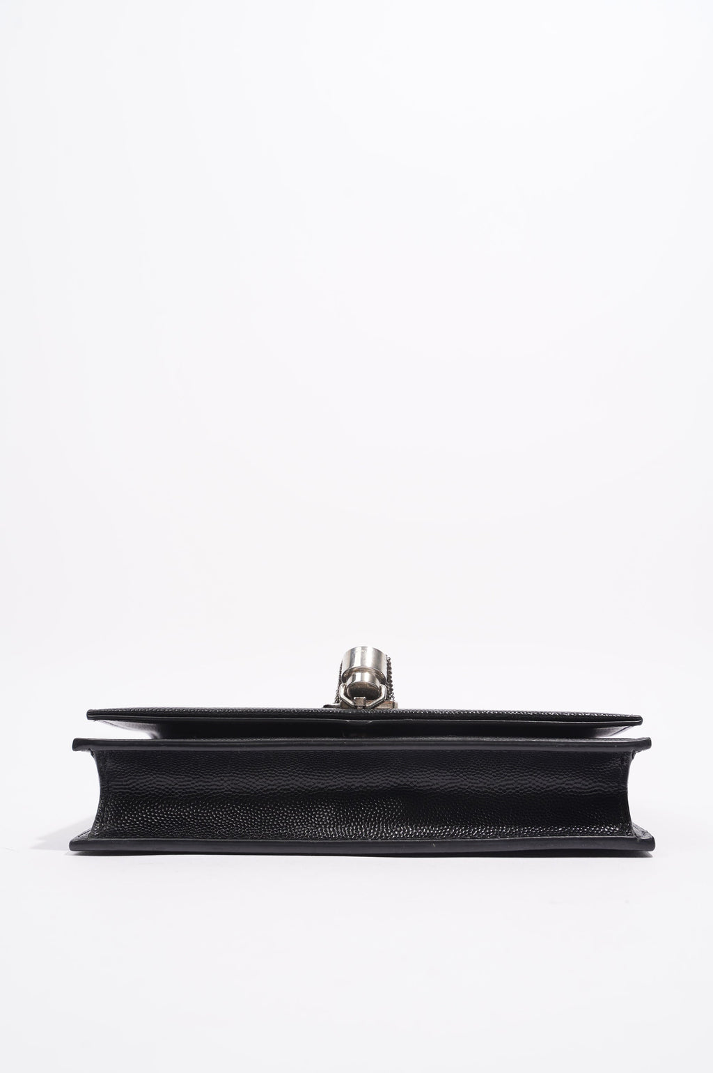 Saint Laurent Womens Kate Tassel Chain Wallet Black Leather Small