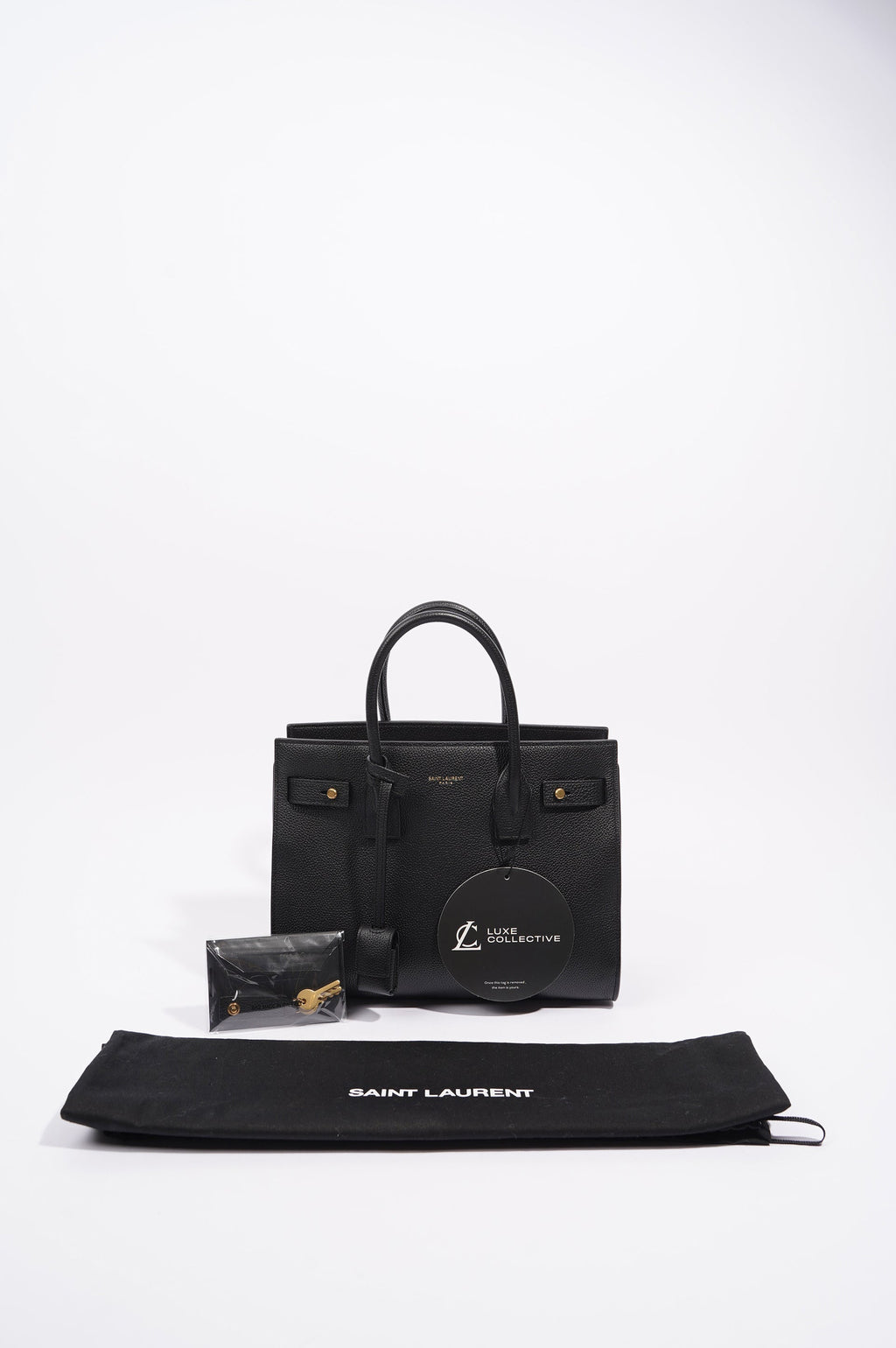 Saint Laurent Womens Sac De Jour Black Baby