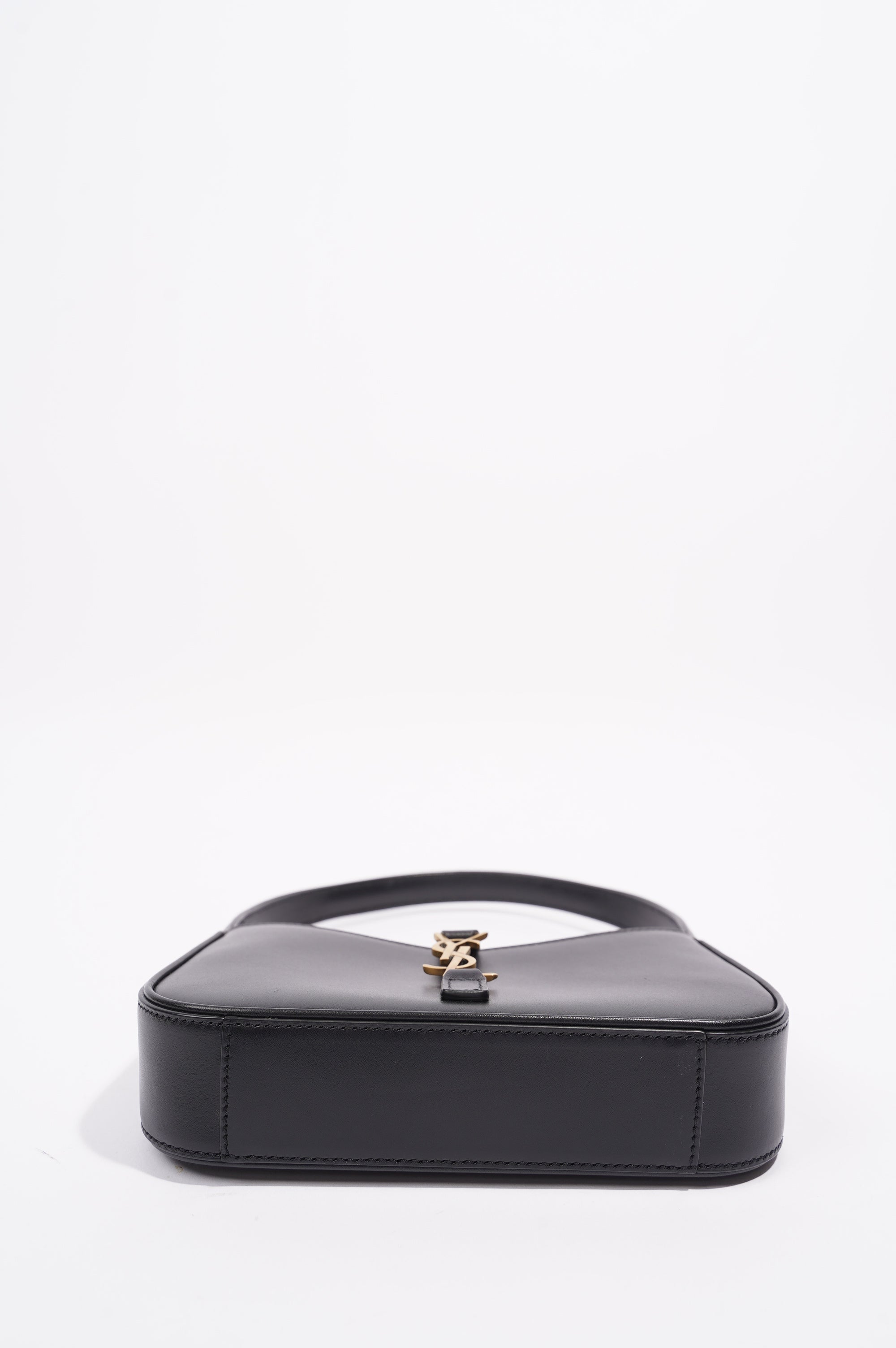 Saint Laurent Womens Le 5 a 7 Hobo Bag Black Leather Mini