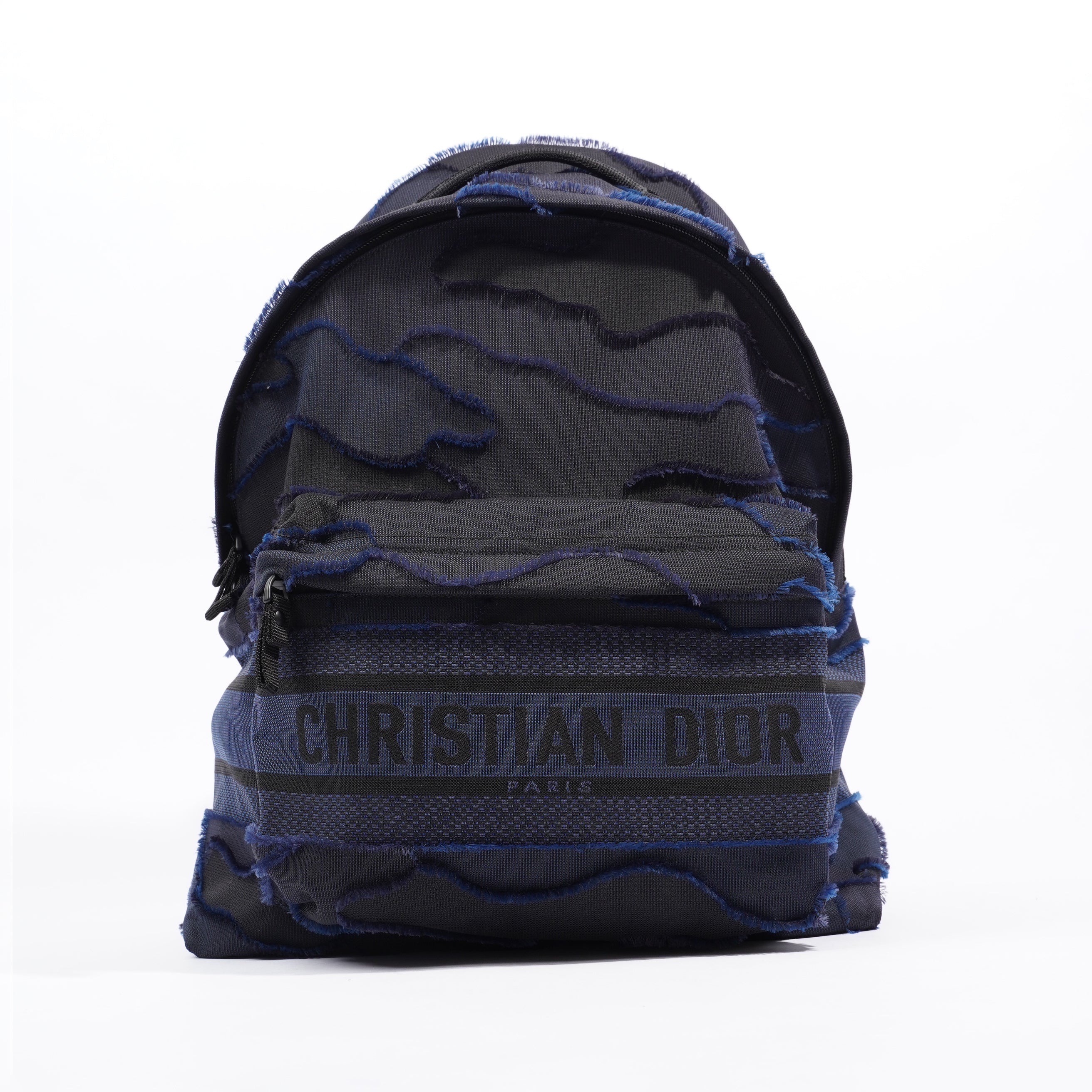 Christian Dior Dior Travel Backpack Black / Navy Cotton