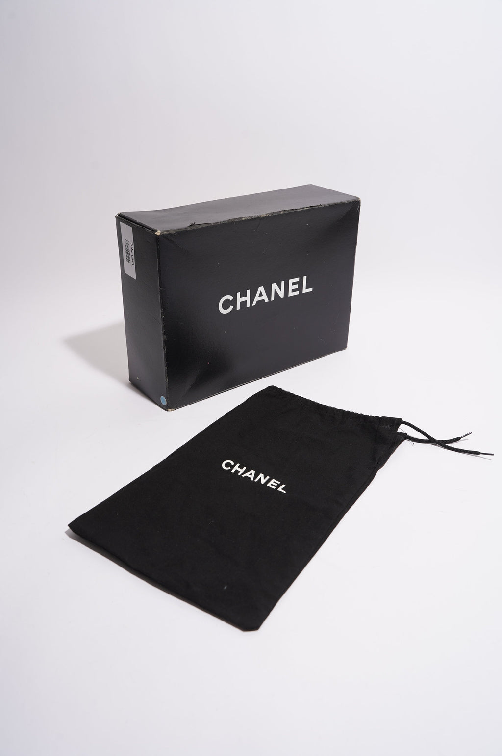 Chanel Womens Lambskin Double Flap Black Small